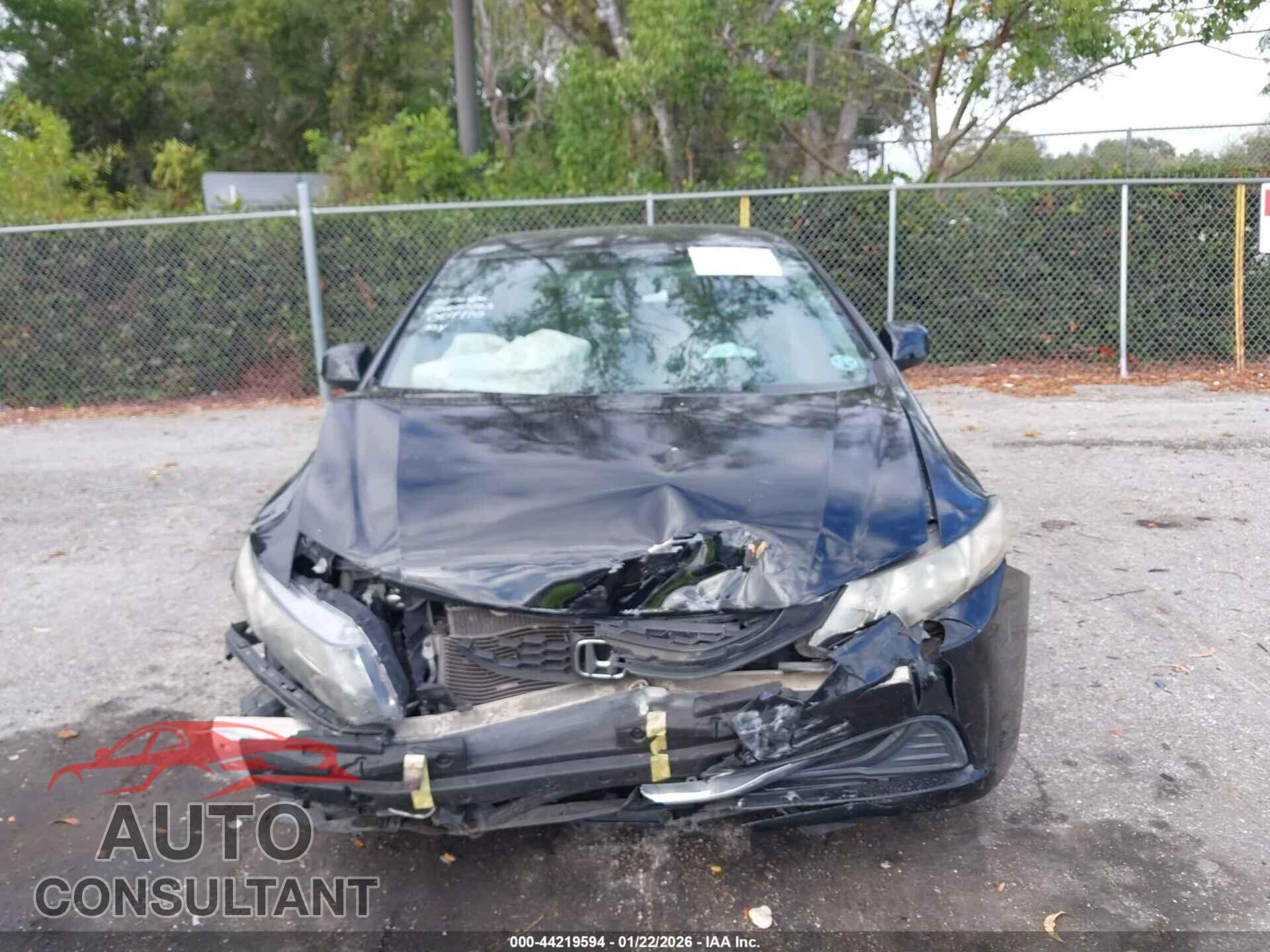 HONDA CIVIC 2013 - 19XFB2F54DE007470