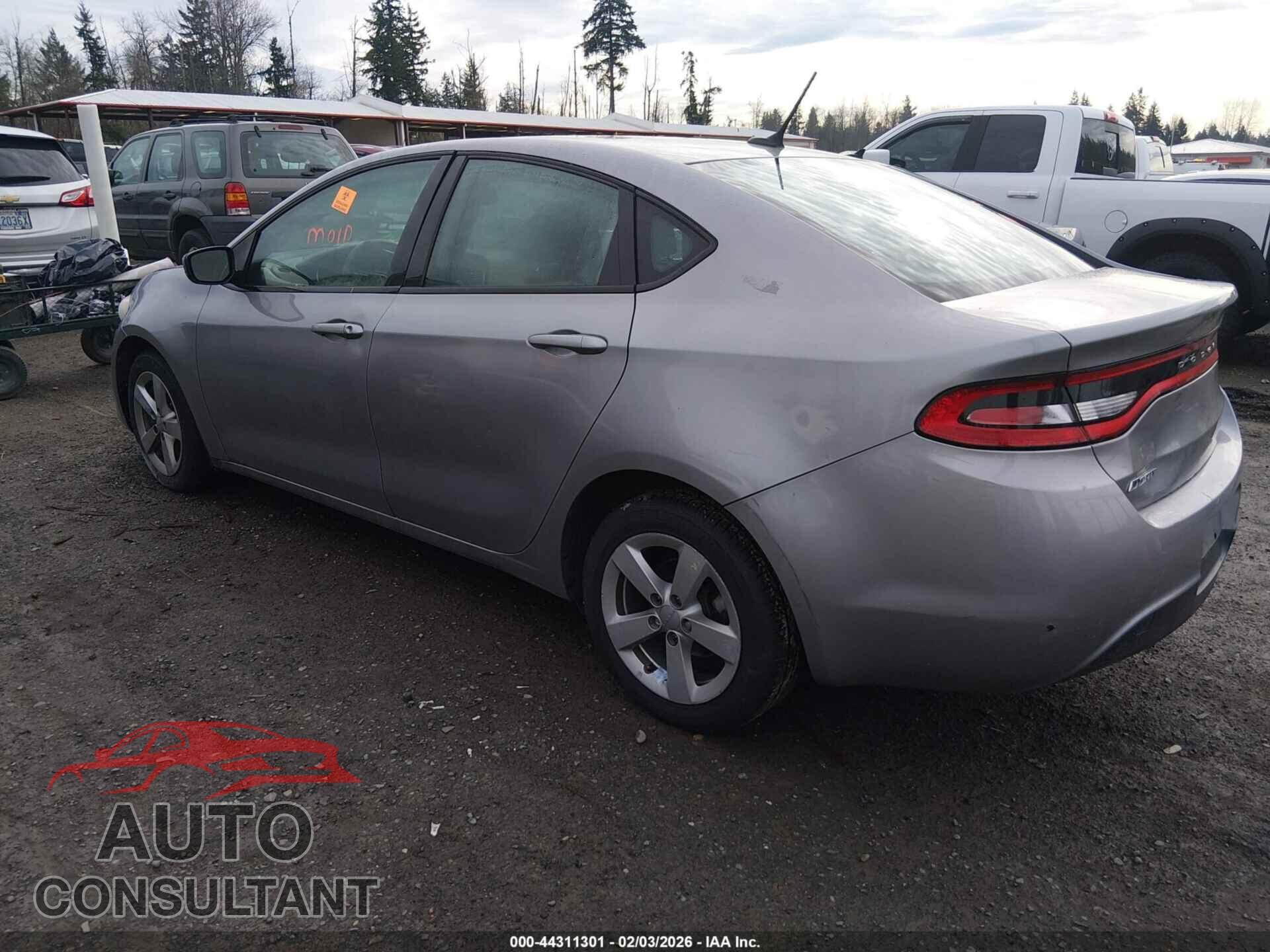 DODGE DART 2016 - 1C3CDFAA5GD630406