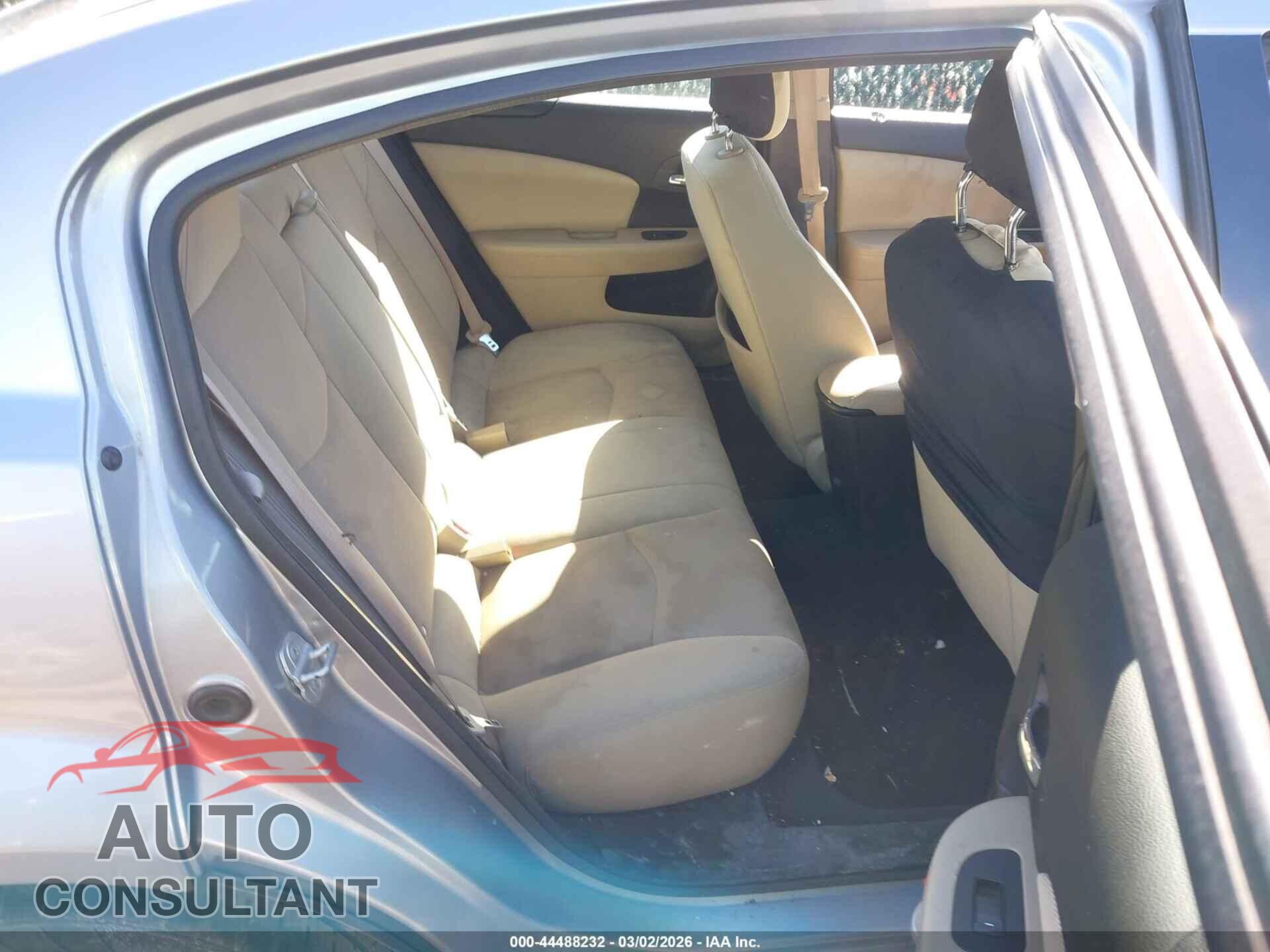 DODGE AVENGER 2013 - 1C3CDZCBXDN610942