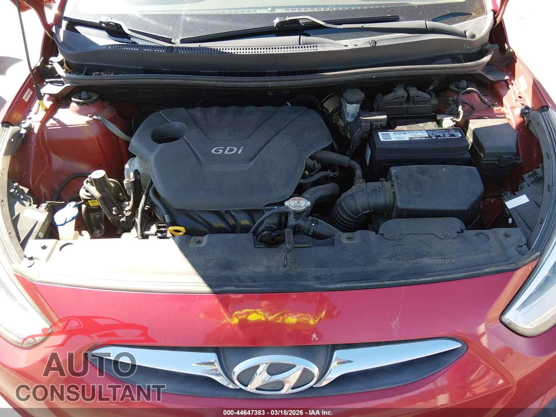 HYUNDAI ACCENT 2014 - KMHCU4AE5EU592784