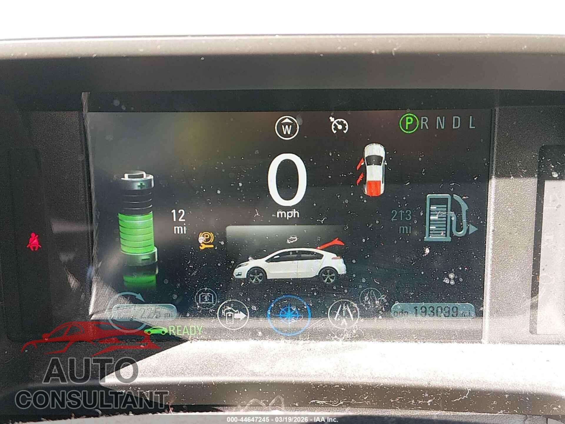 CHEVROLET VOLT 2013 - 1G1RA6E43DU144216