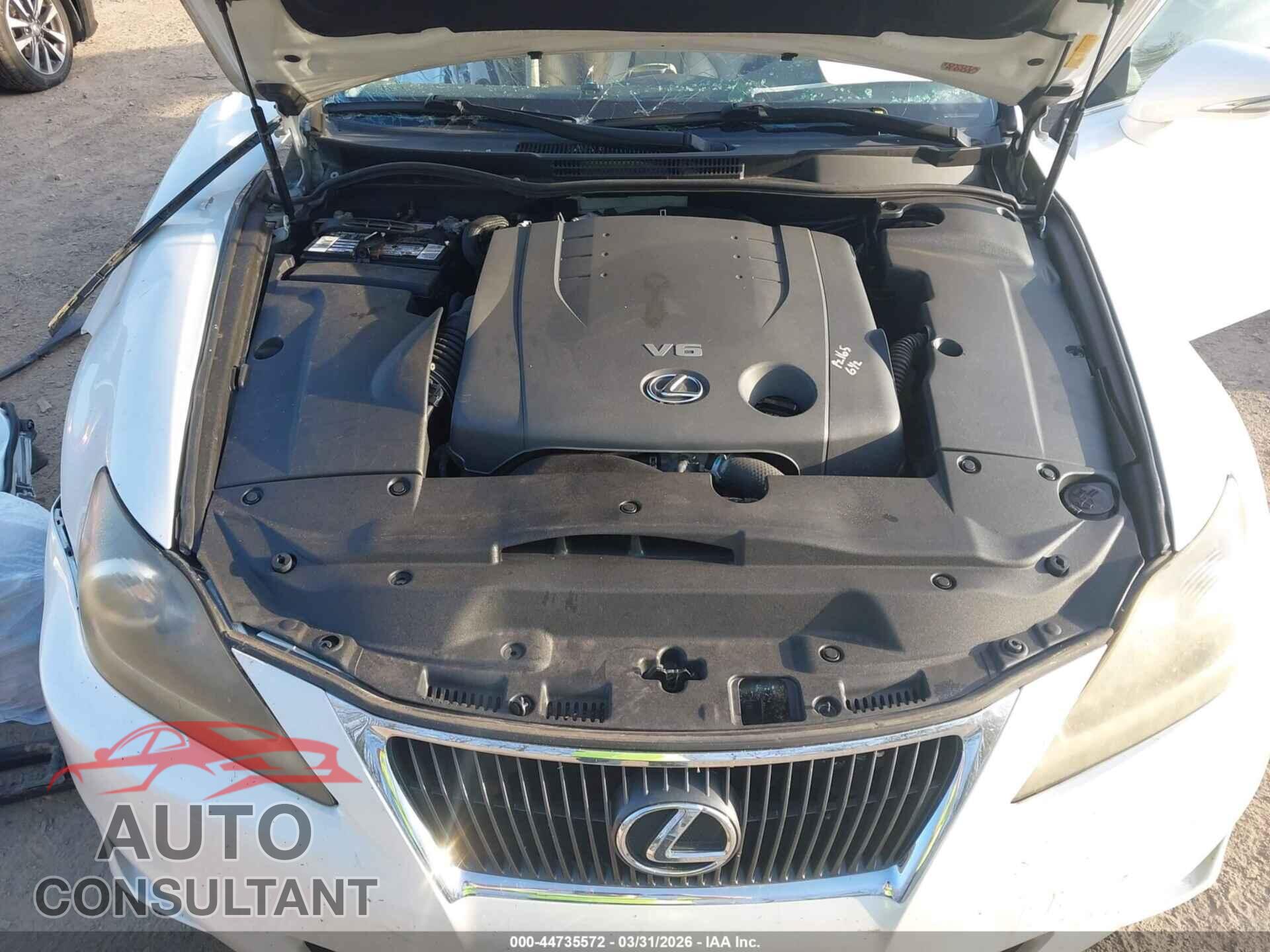 LEXUS IS 250 2012 - JTHBF5C29C5158618