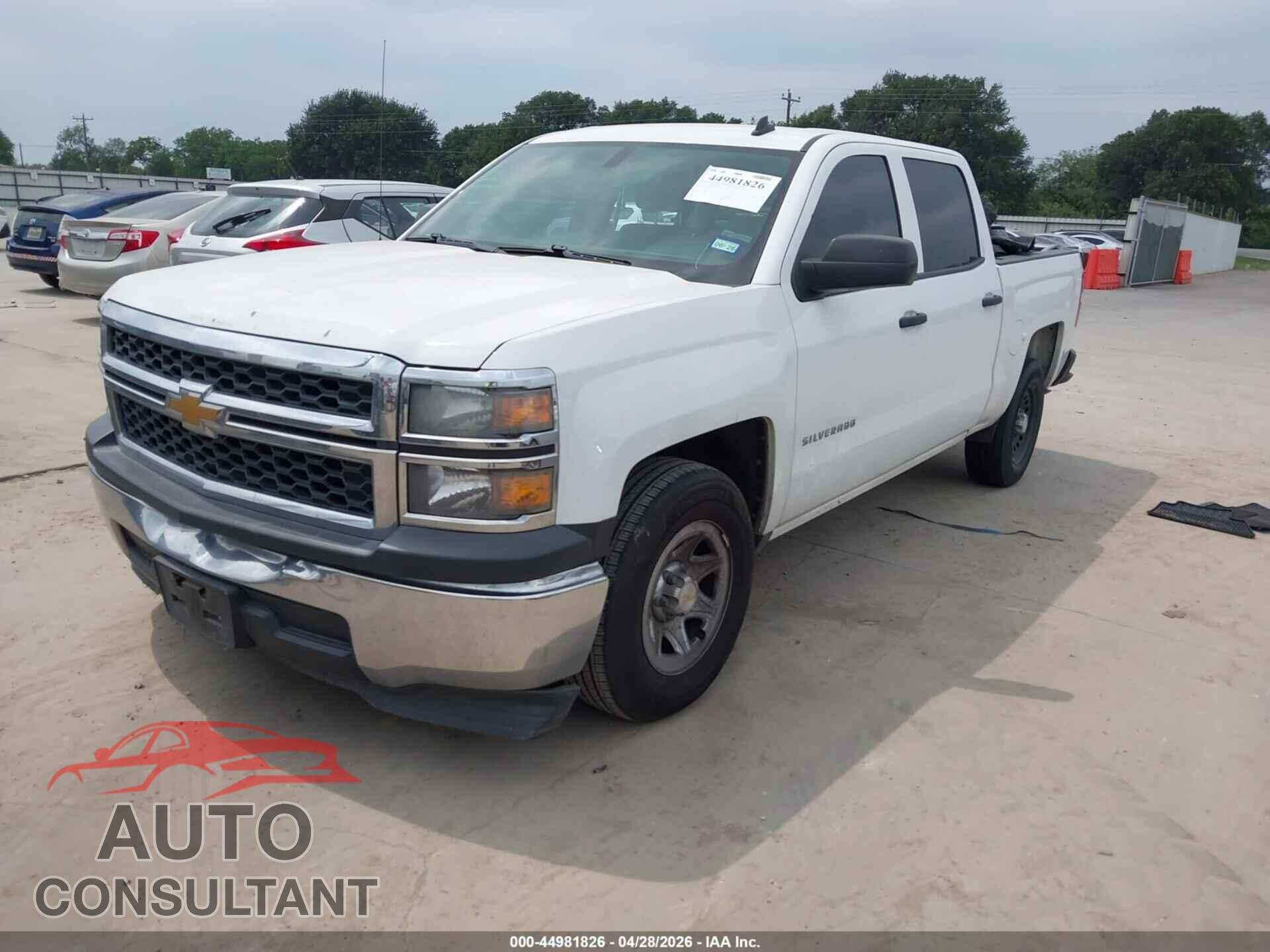 CHEVROLET SILVERADO 1500 2014 - 3GCPCPEH4EG277007