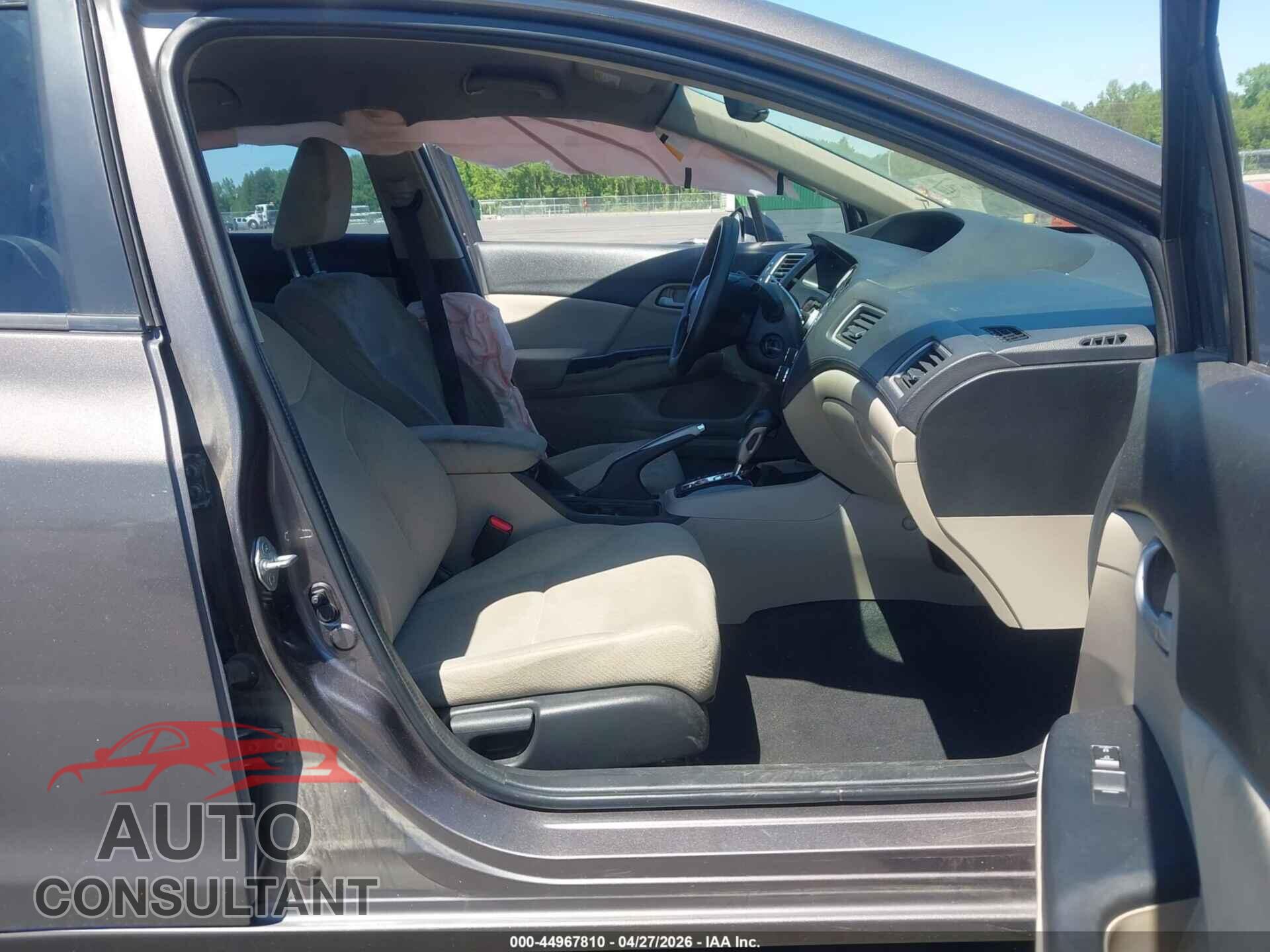 HONDA CIVIC 2013 - 19XFB2F54DE248512