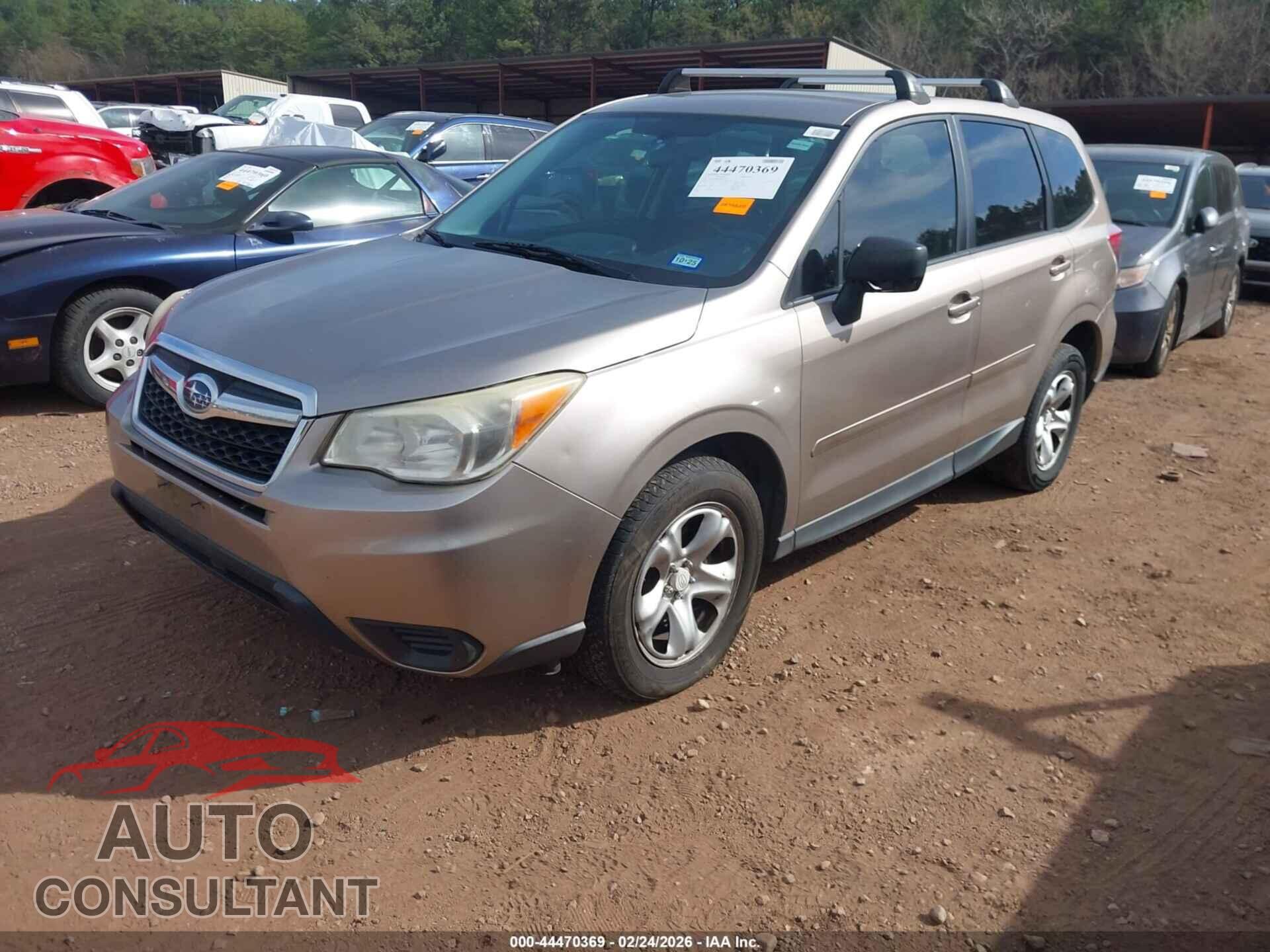 SUBARU FORESTER 2014 - JF2SJAAC0EH443585