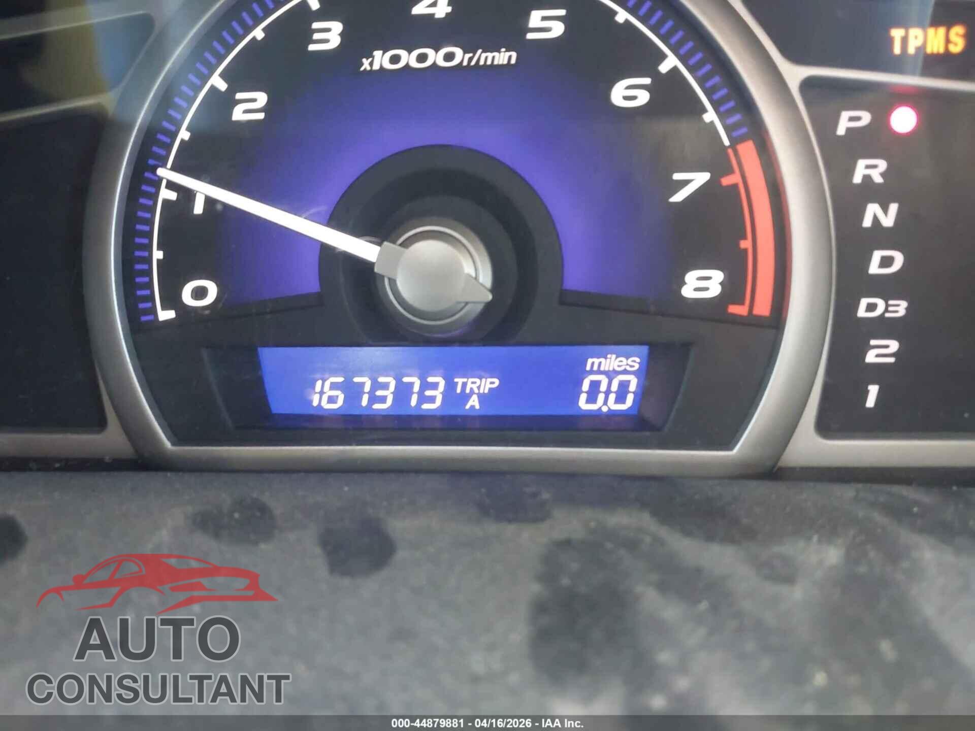 HONDA CIVIC 2010 - 19XFA1F9XAE009607