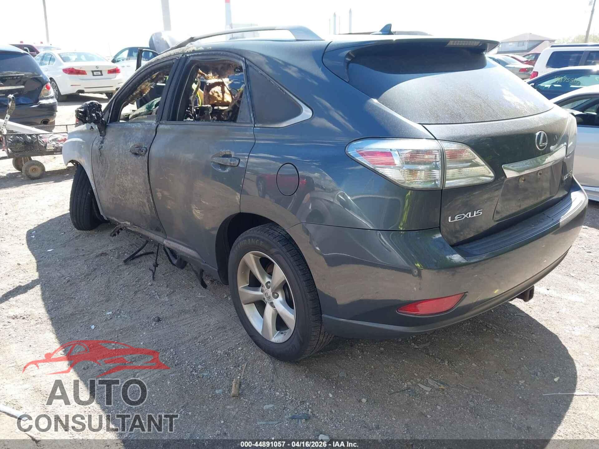 LEXUS RX 350 2010 - 2T2BK1BA3AC033656