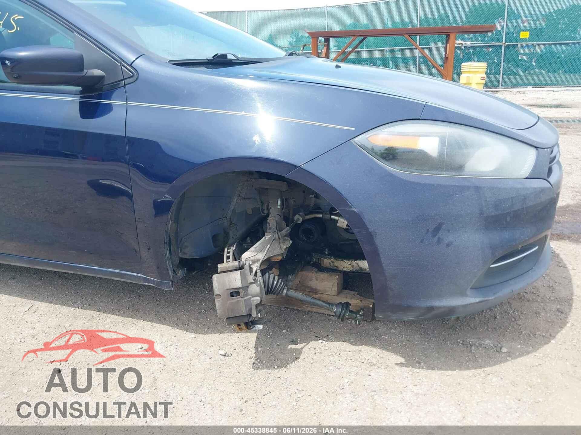 DODGE DART 2015 - 1C3CDFBB1FD128997