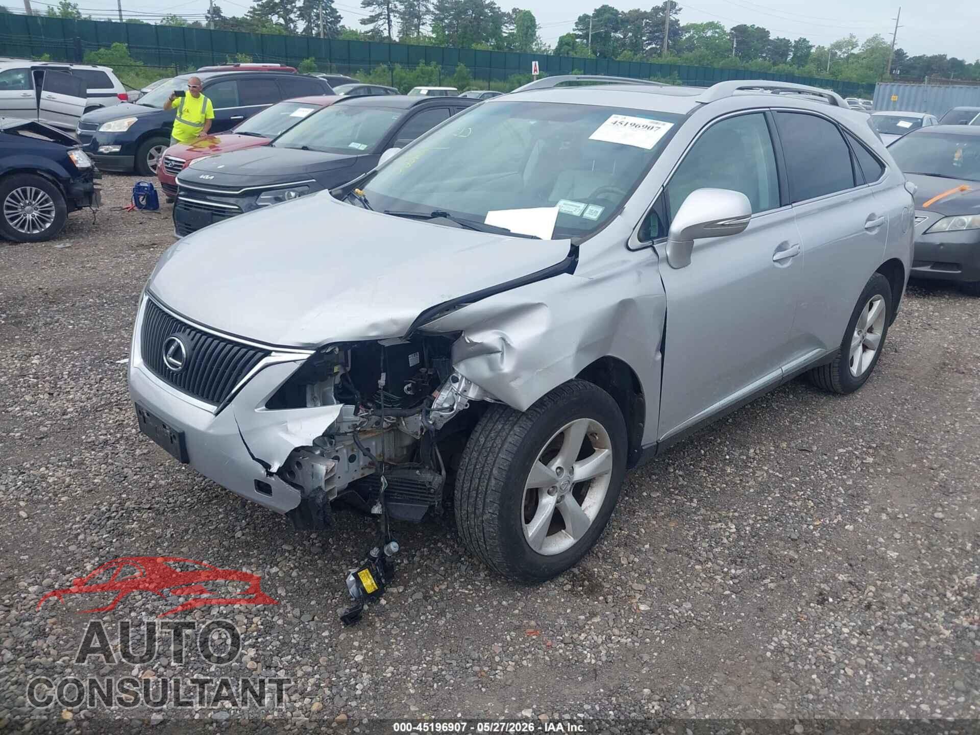 LEXUS RX 350 2010 - 2T2BK1BA0AC044176