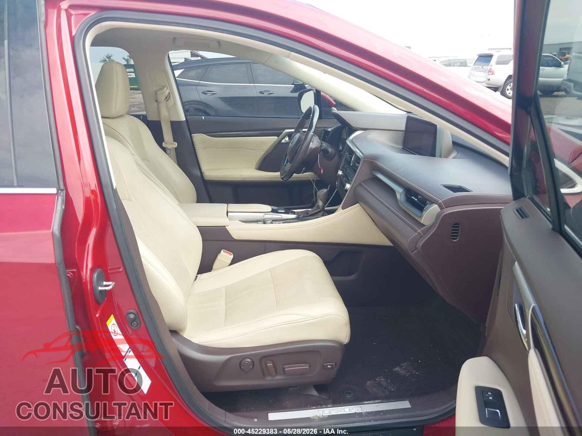 LEXUS RX 350 2016 - 2T2BZMCA2GC015427