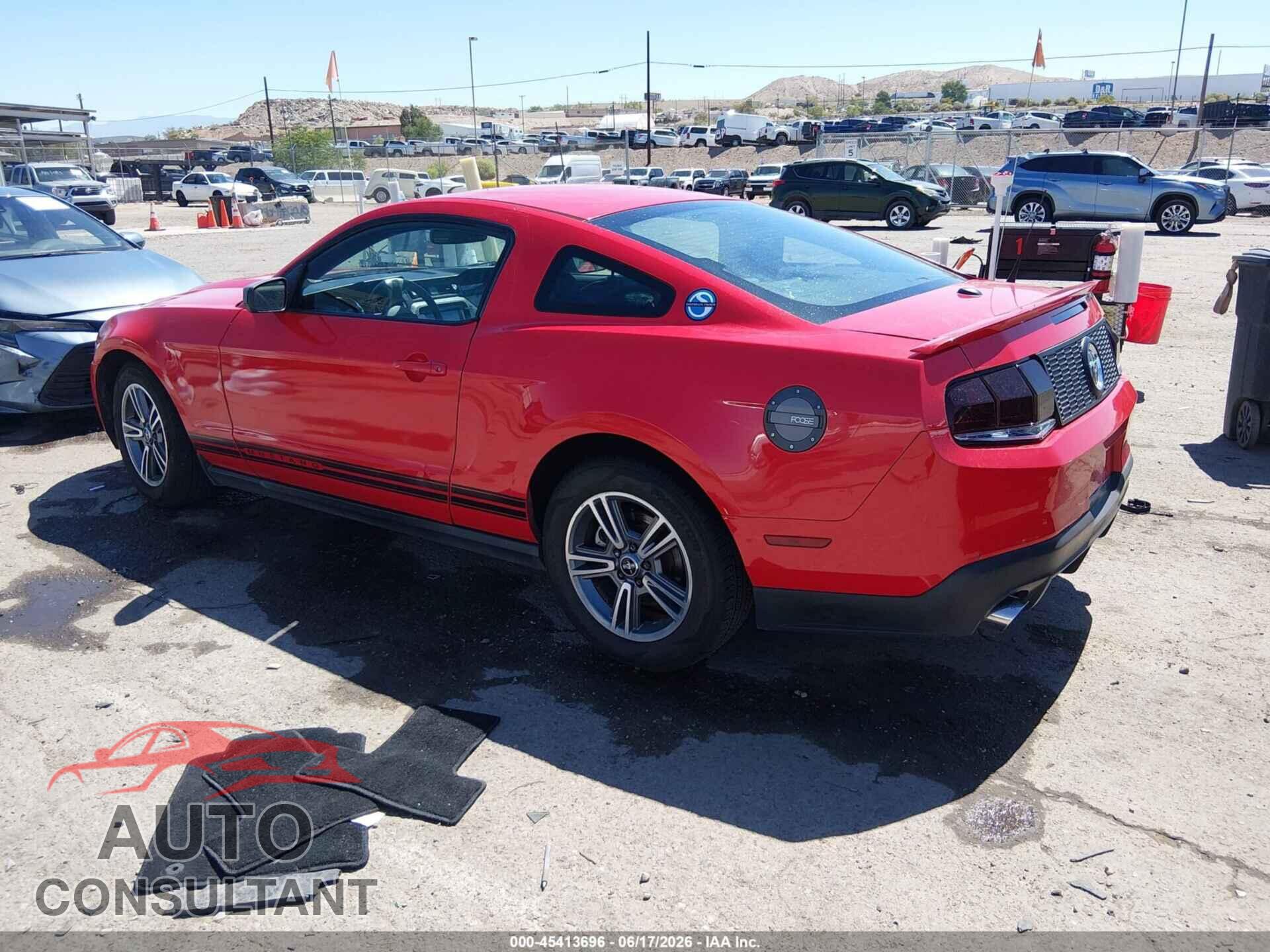 FORD MUSTANG 2010 - 1ZVBP8AN3A5153566
