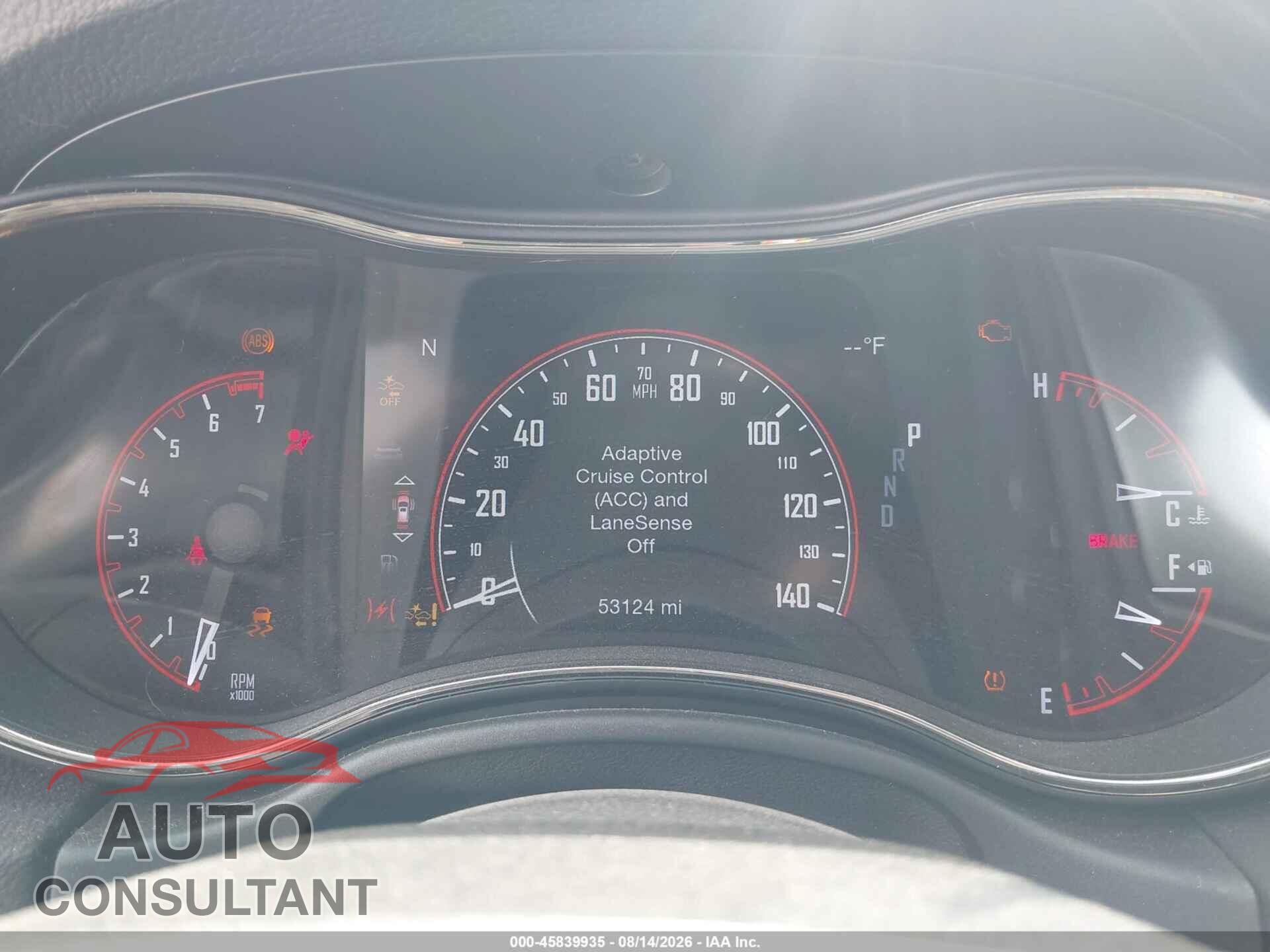 DODGE DURANGO 2020 - 1C4RDJDG3LC184314