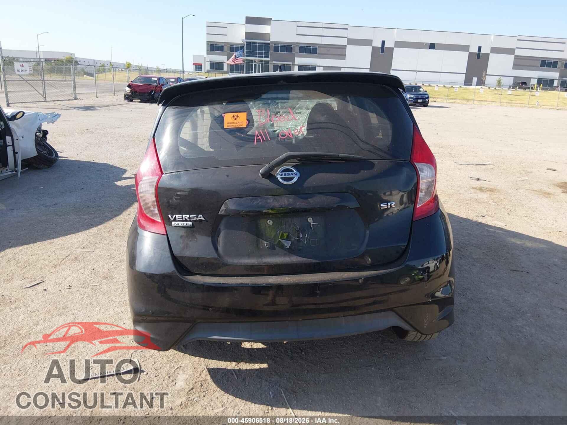 NISSAN VERSA NOTE 2017 - 3N1CE2CP0HL368537