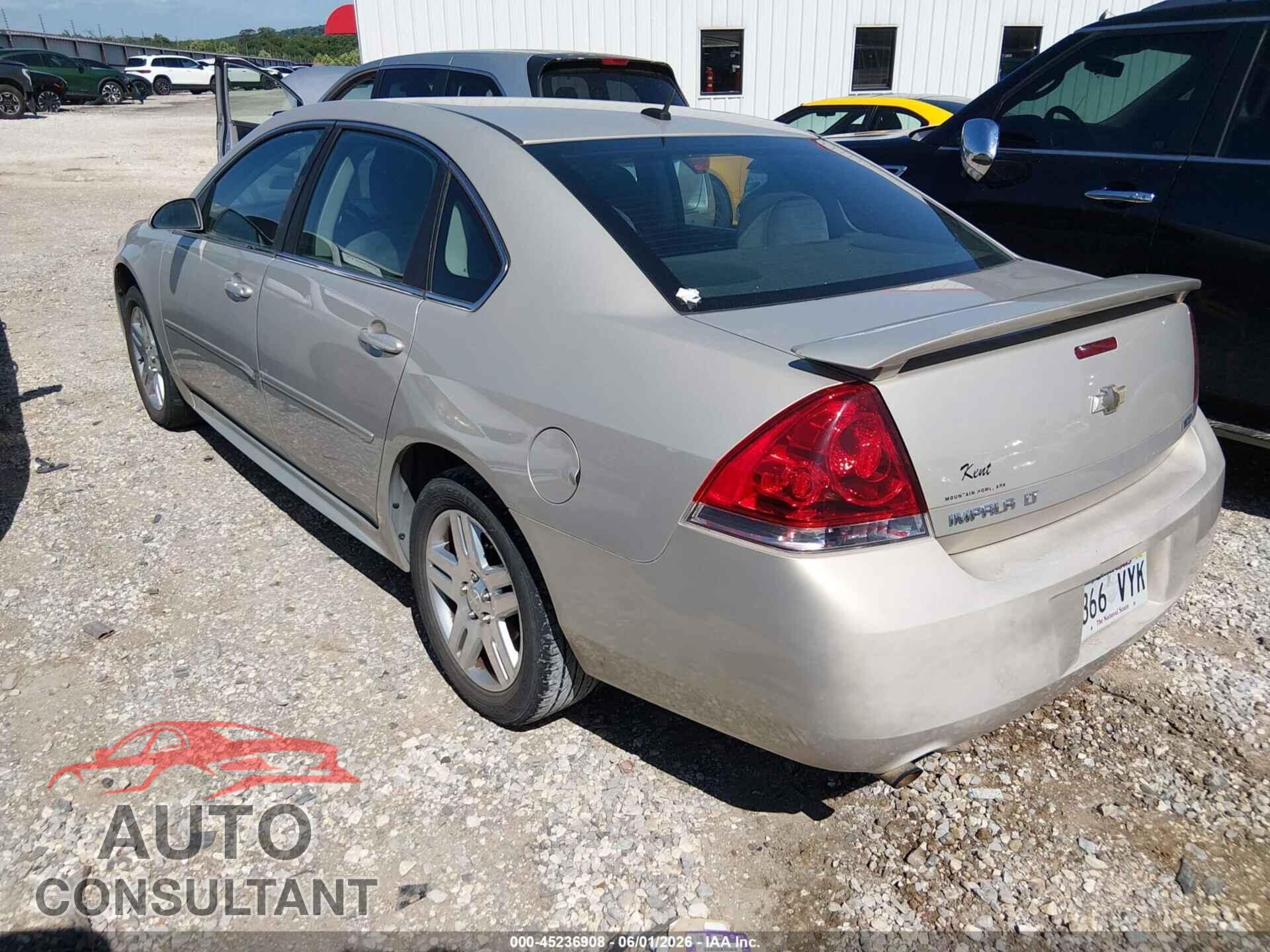 CHEVROLET IMPALA 2012 - 2G1WB5E39C1134043