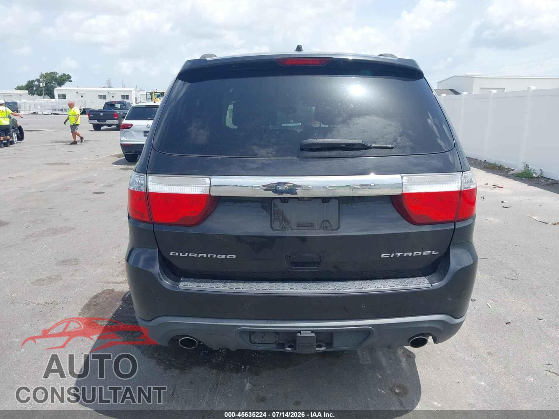 DODGE DURANGO 2012 - 1C4SDHET1CC314399