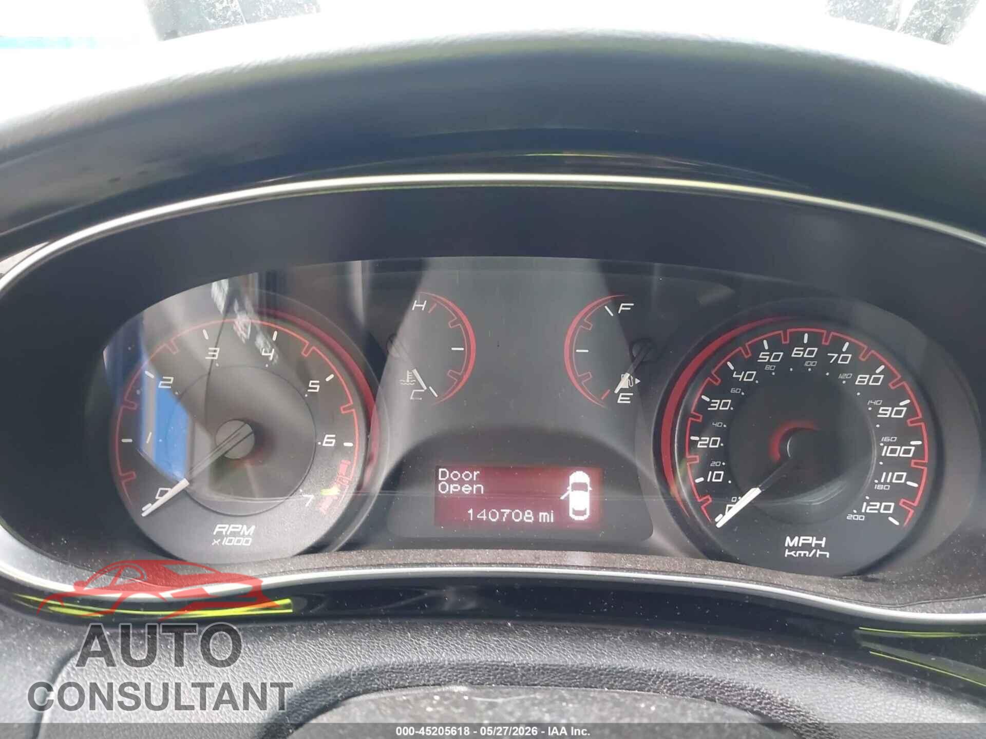 DODGE DART 2013 - 1C3CDFBA7DD340582