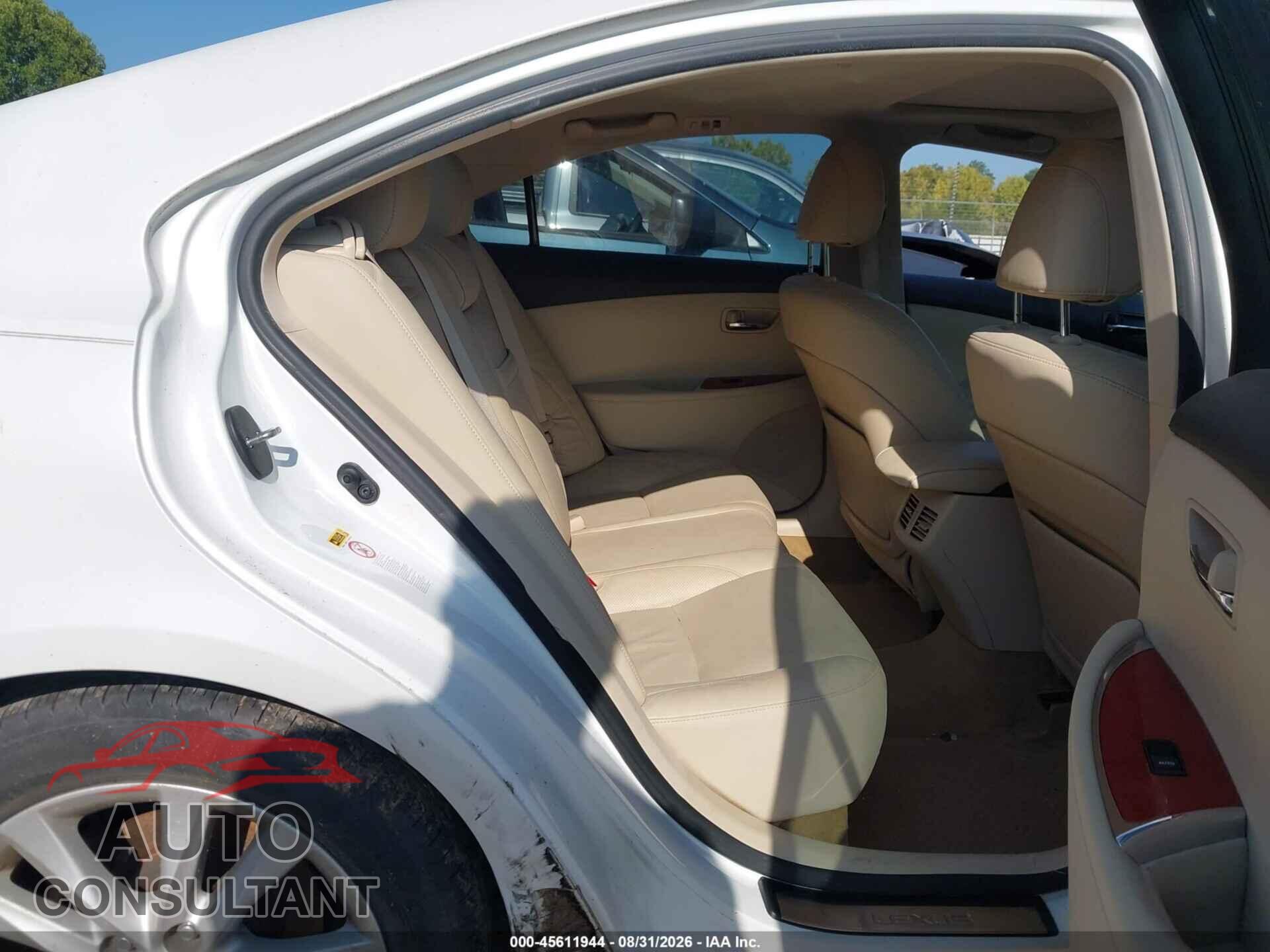 LEXUS ES 350 2011 - JTHBK1EG7B2471485