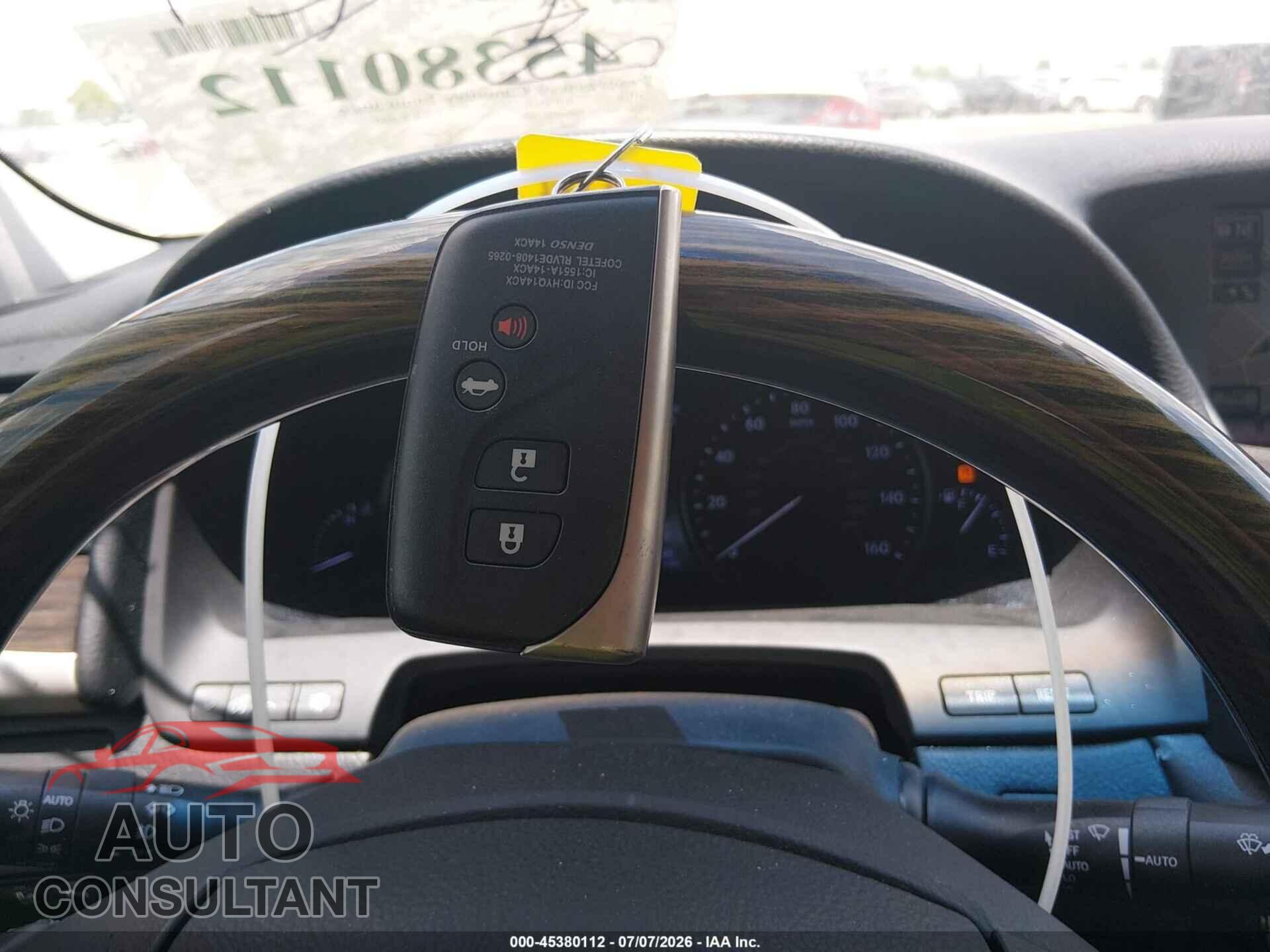 LEXUS LS 460 2013 - JTHBL5EF9D5124673