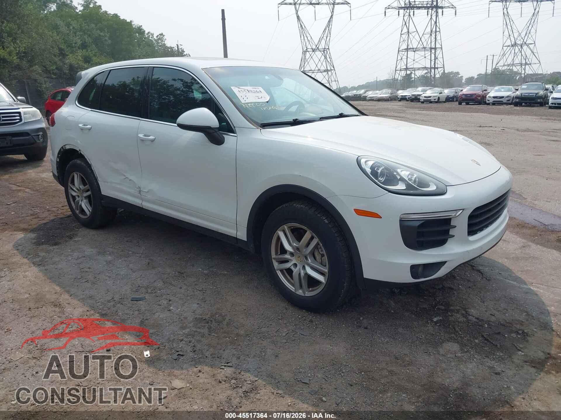 PORSCHE CAYENNE 2016 - WP1AA2A20GLA10516