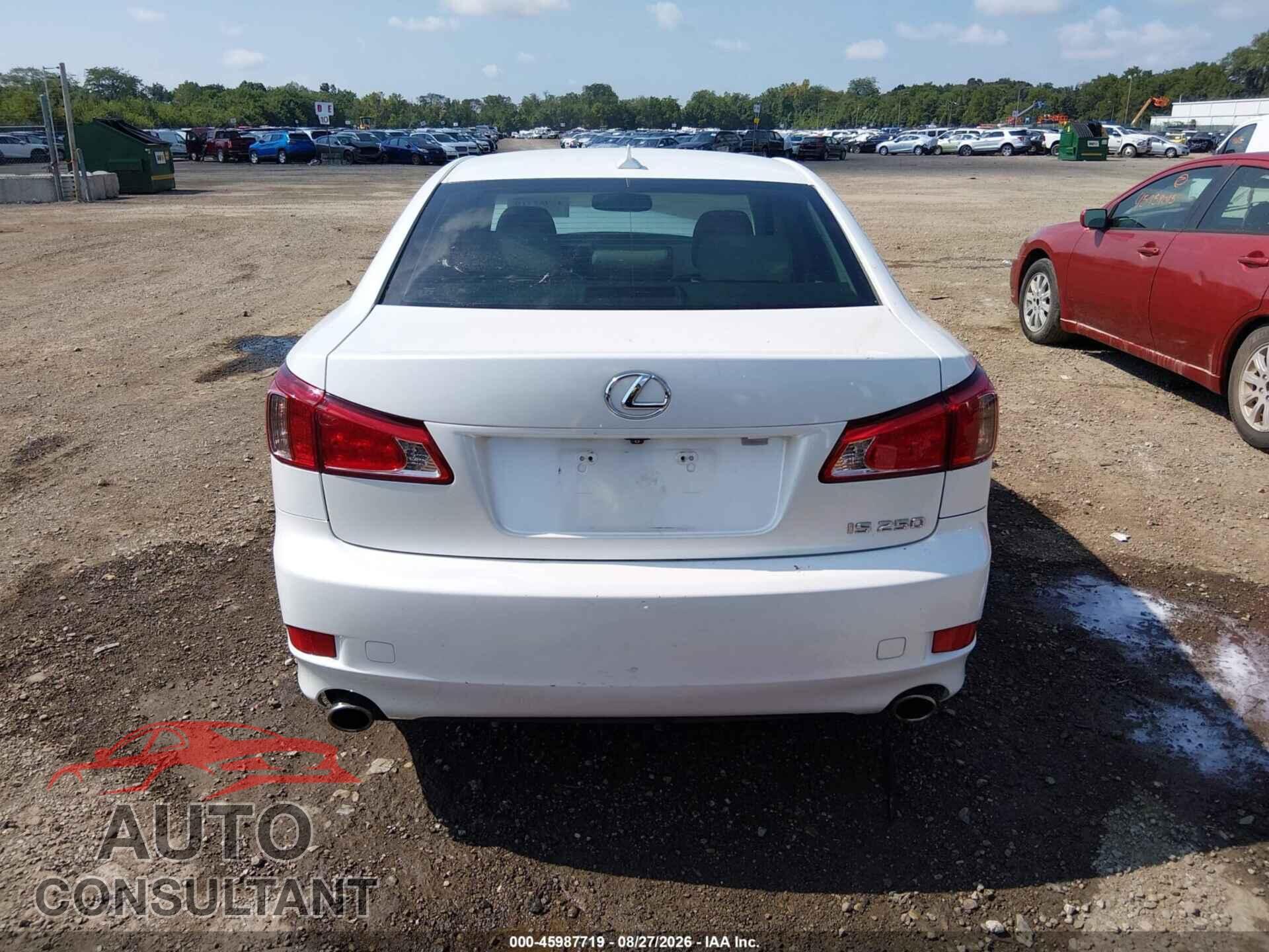 LEXUS IS 250 2012 - JTHBF5C25C2102497