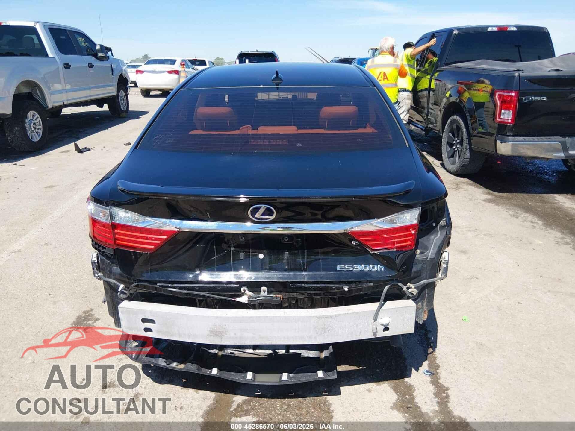 LEXUS ES 300H 2013 - JTHBW1GG7D2000716