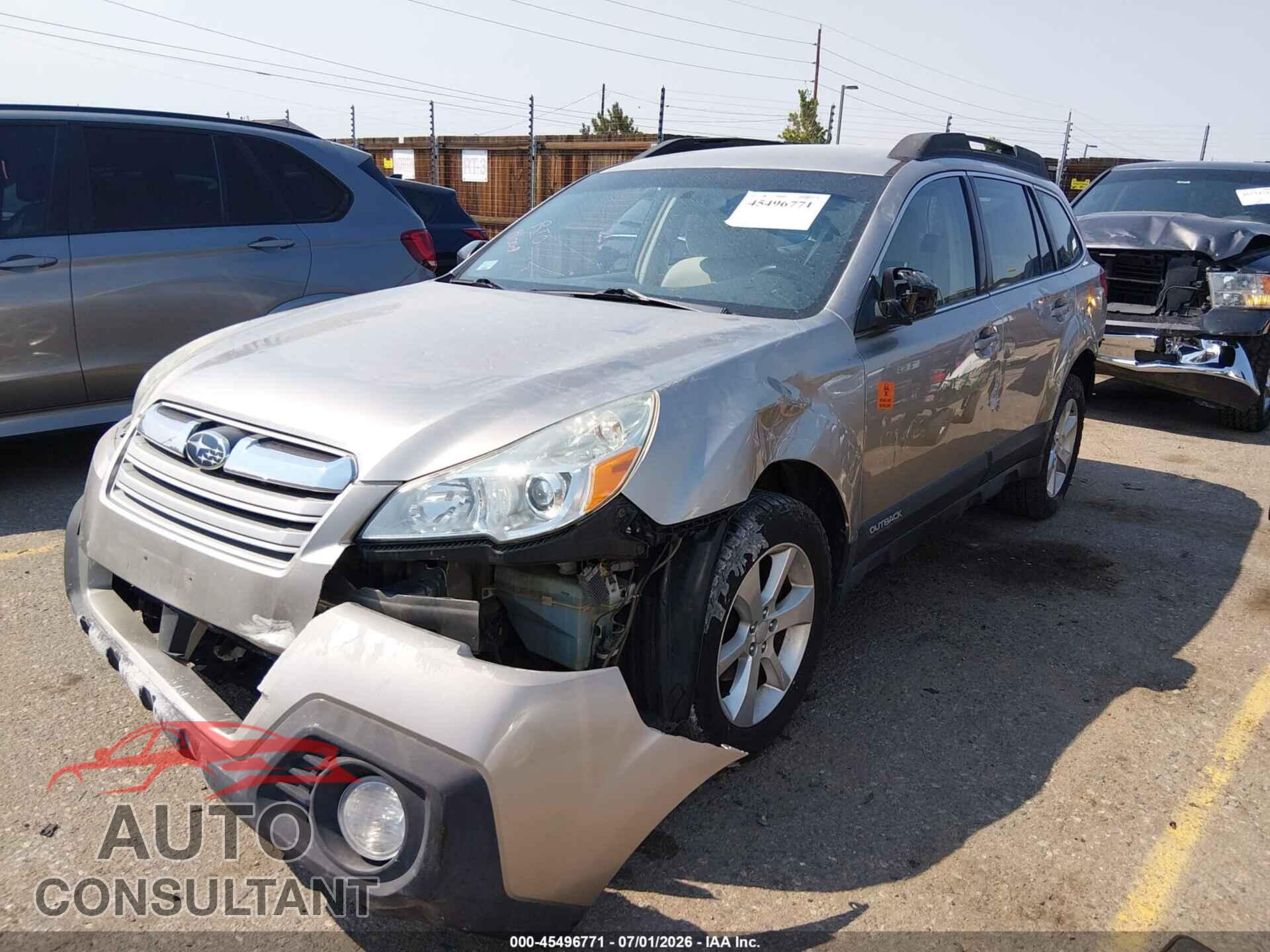 SUBARU OUTBACK 2014 - 4S4BRCAC8E3322332