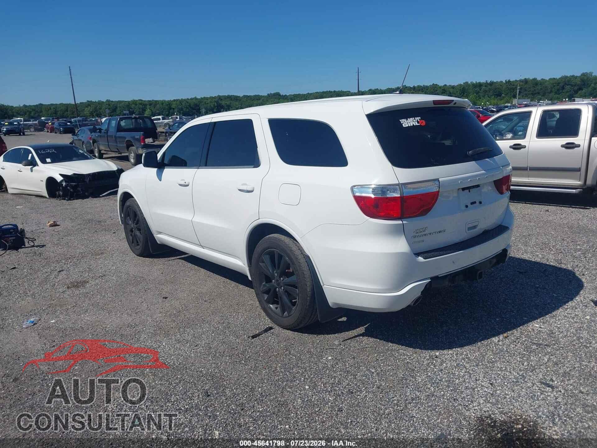 DODGE DURANGO 2013 - 1C4RDJAG7DC681601