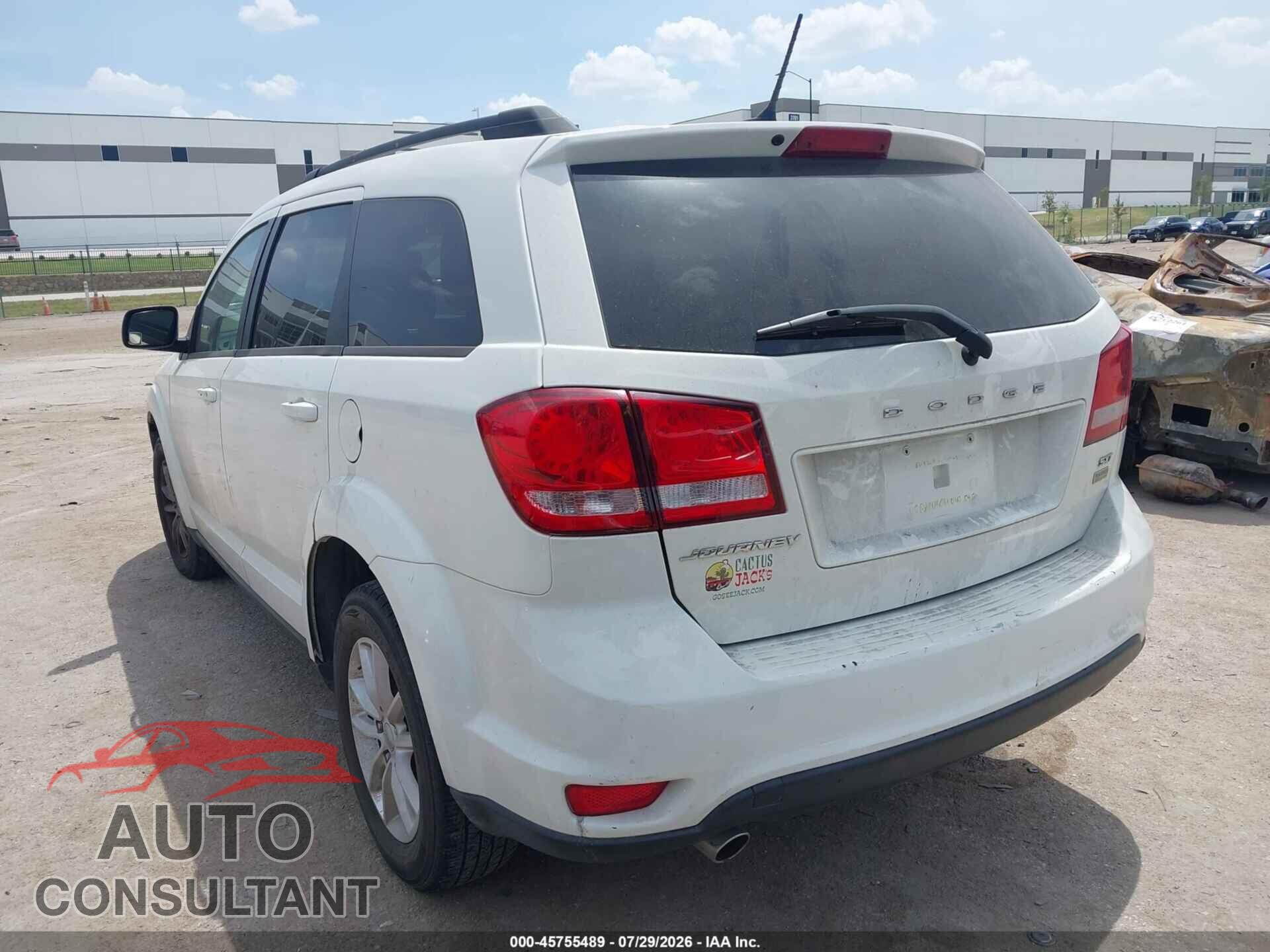 DODGE JOURNEY 2017 - 3C4PDCBG5HT572730