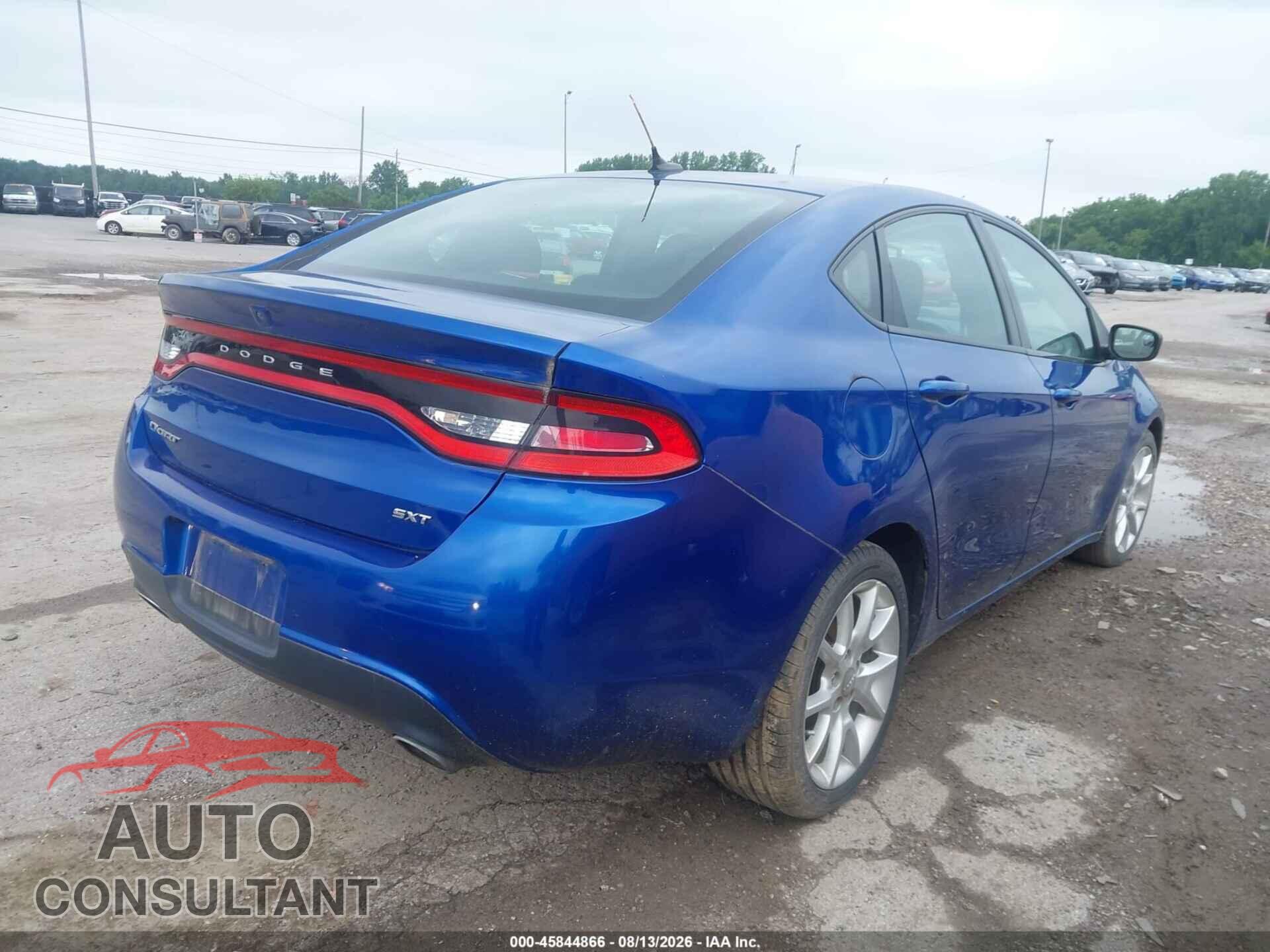 DODGE DART 2013 - 1C3CDFBA0DD289703