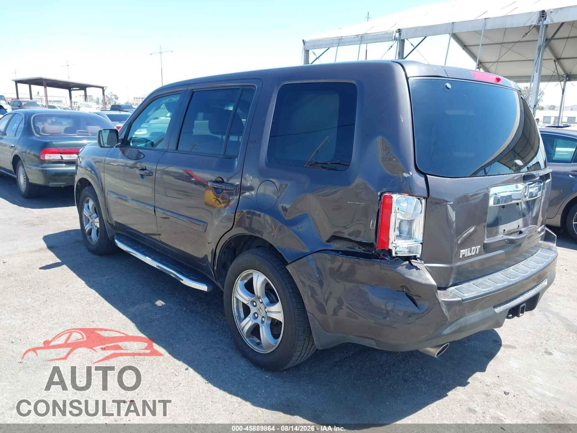 HONDA PILOT 2012 - 5FNYF4H46CB006455