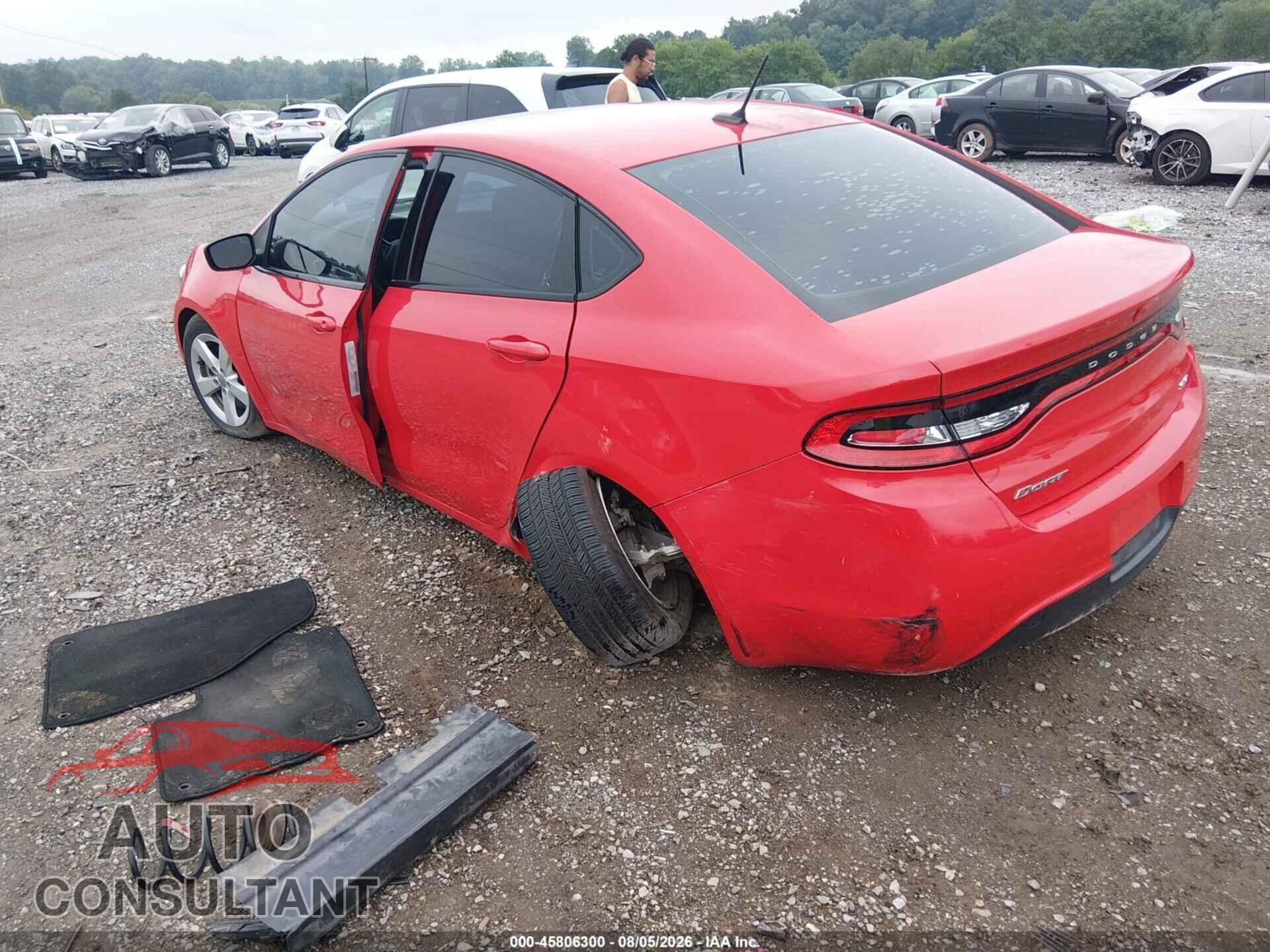 DODGE DART 2016 - 1C3CDFBB9GD644705