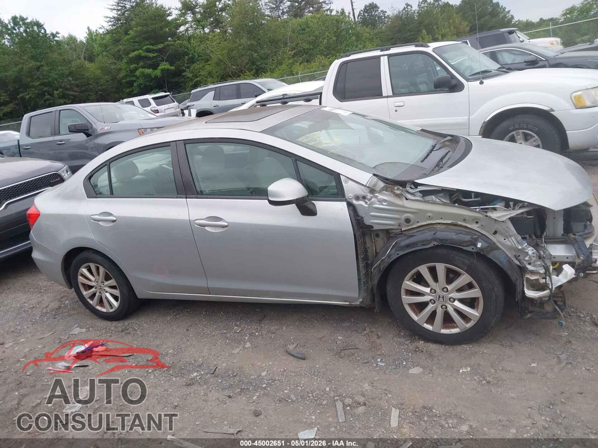 HONDA CIVIC 2012 - 19XFB2F82CE056045
