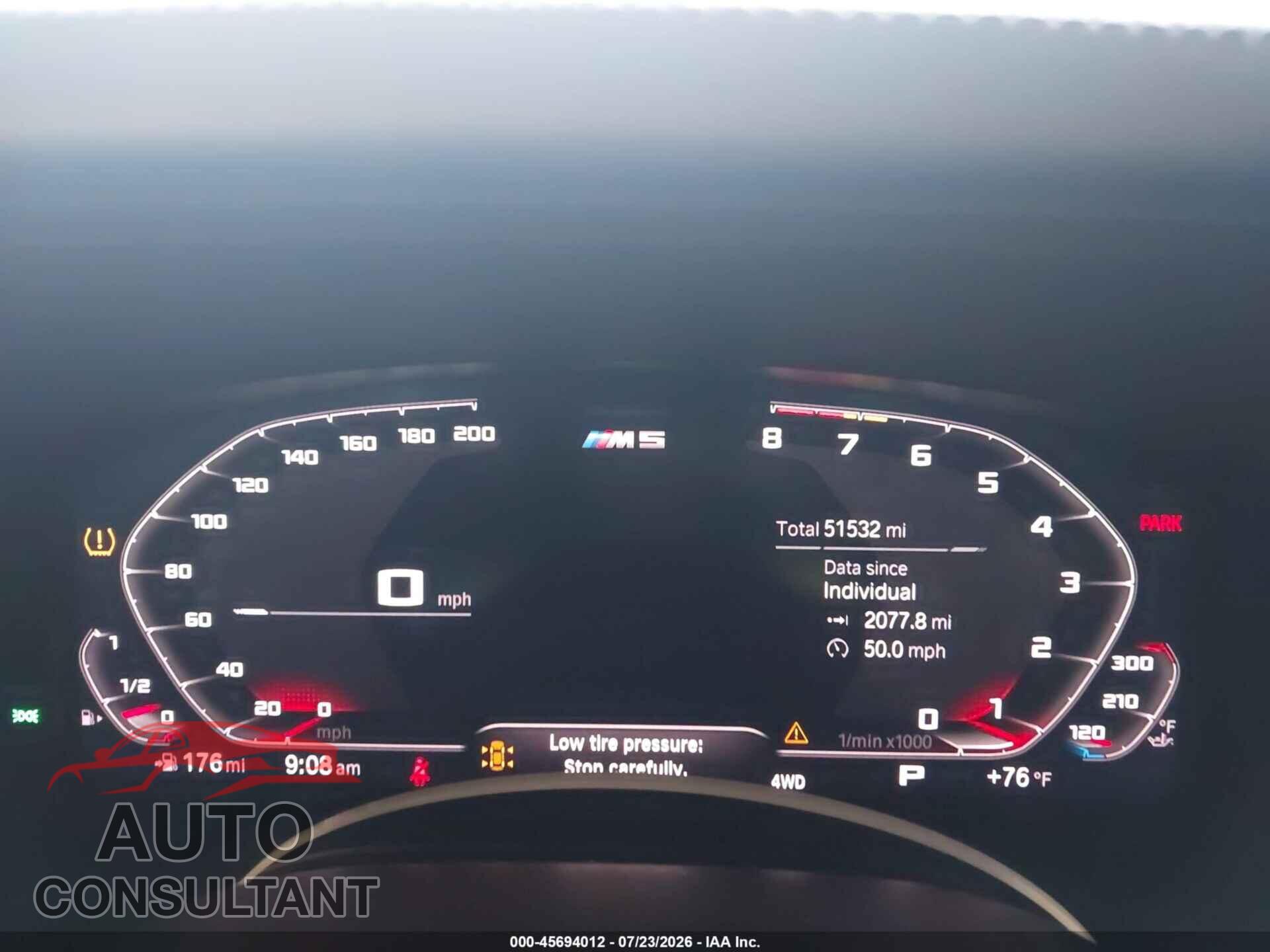 BMW M5 2020 - WBSJF0C08LB448826