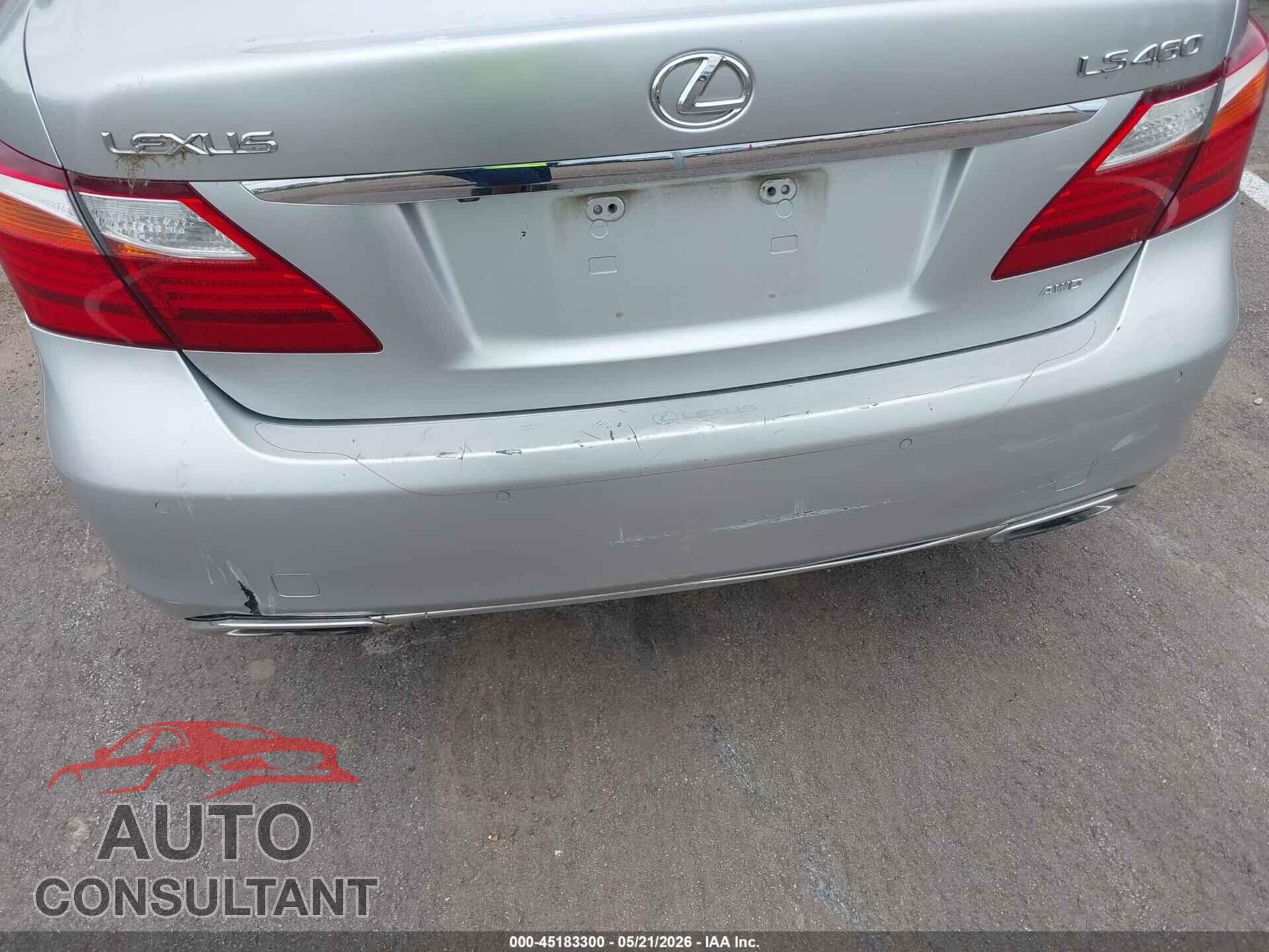 LEXUS LS 460 2010 - JTHCL5EF8A5007828