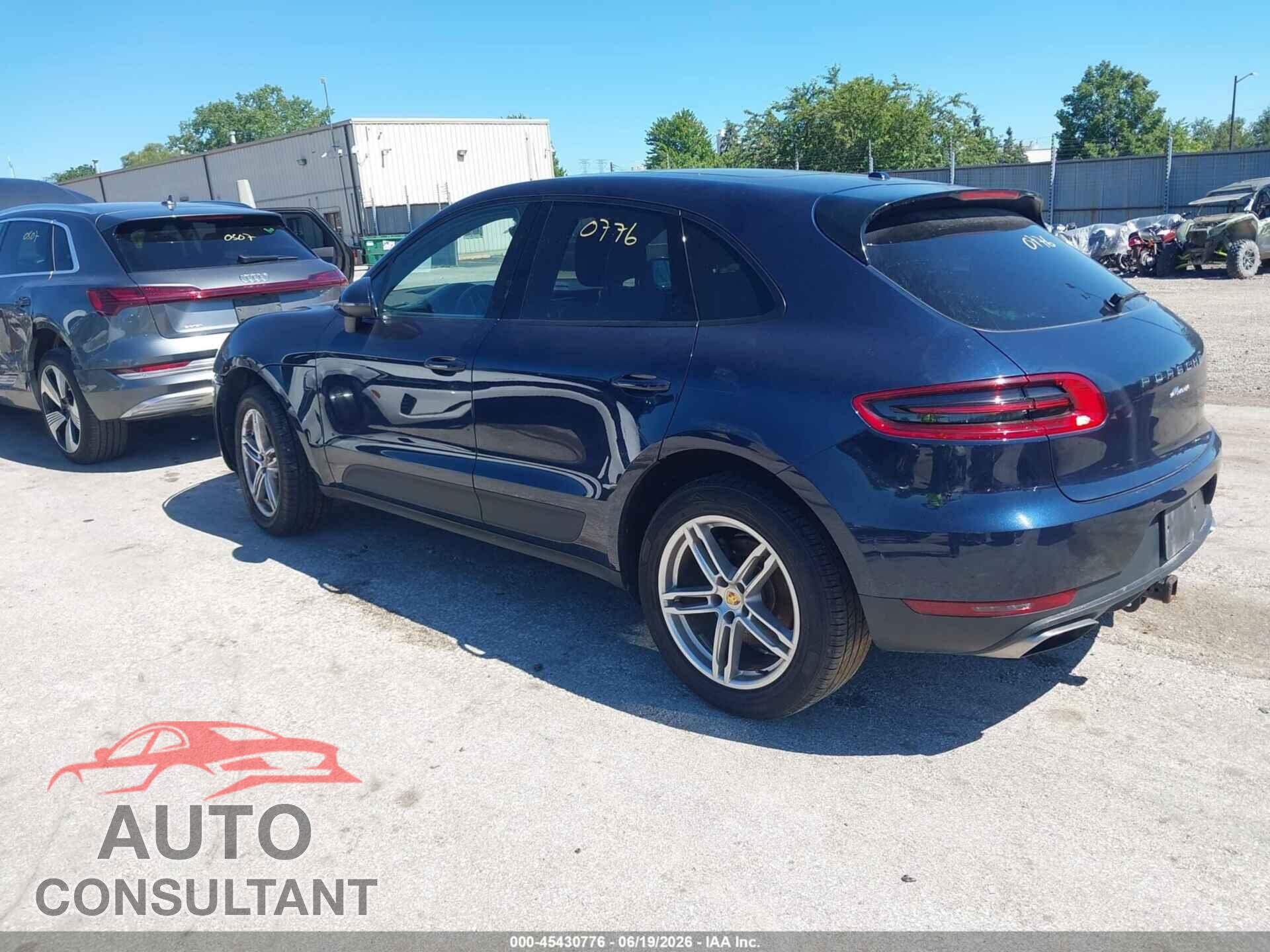 PORSCHE MACAN 2017 - WP1AA2A52HLB02979