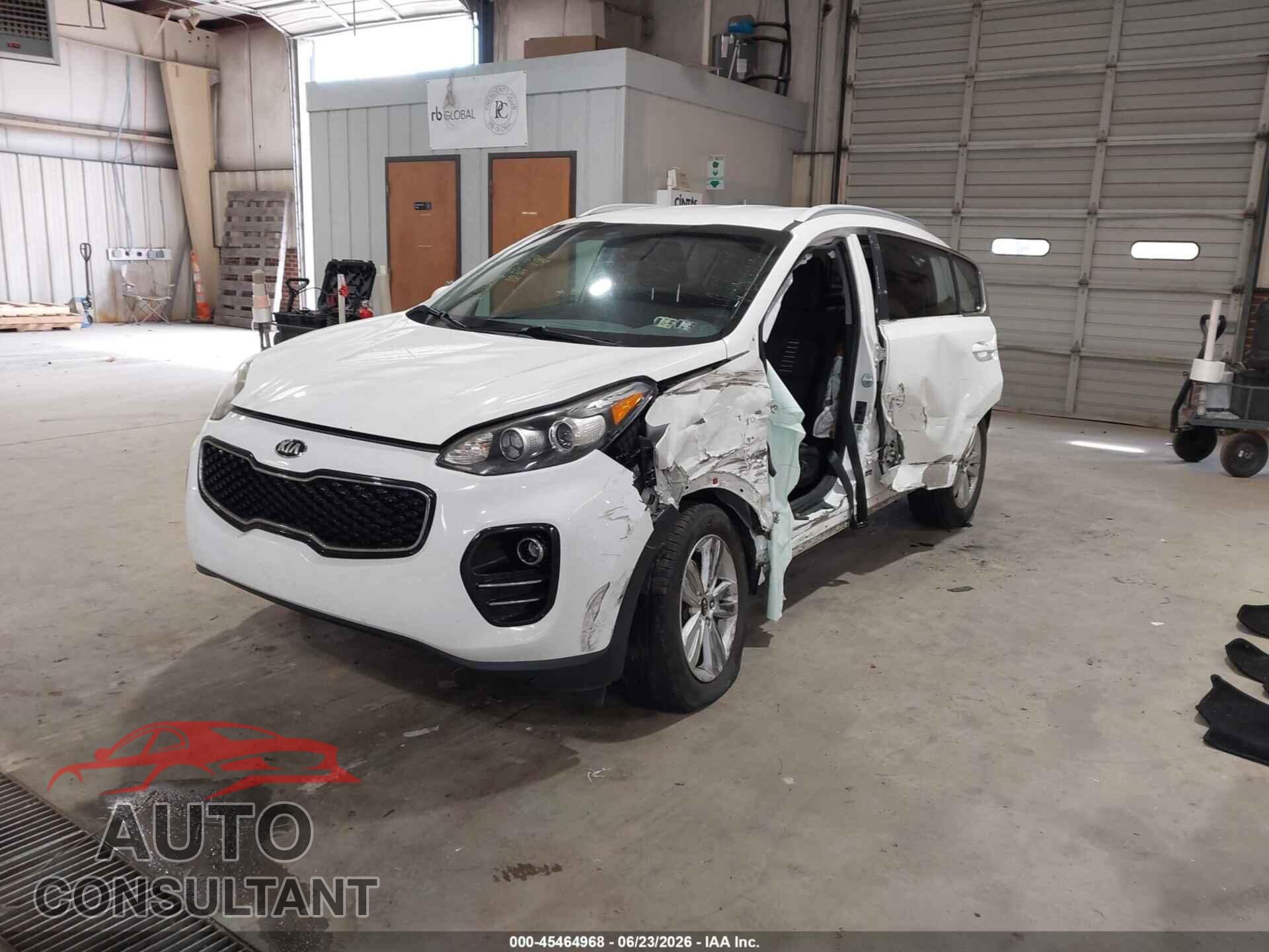 KIA SPORTAGE 2017 - KNDPMCAC6H7035545