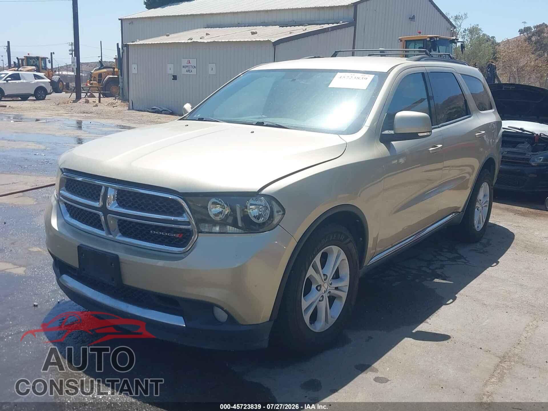 DODGE DURANGO 2011 - 1D4RE4GG5BC638459