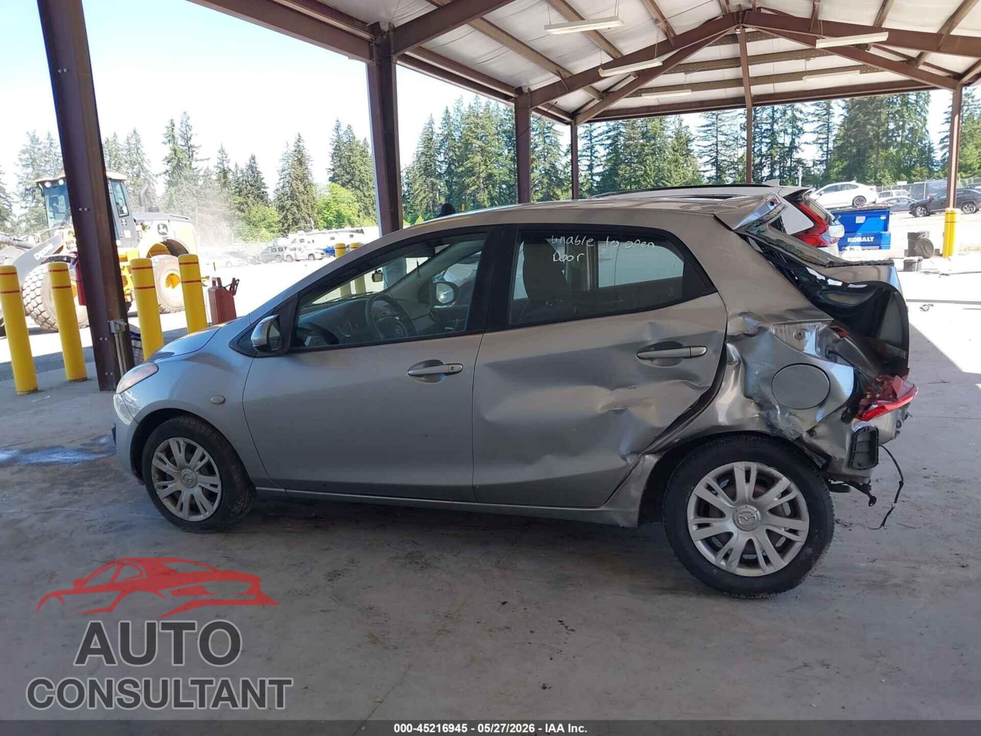 MAZDA MAZDA2 2012 - JM1DE1KY3C0152189