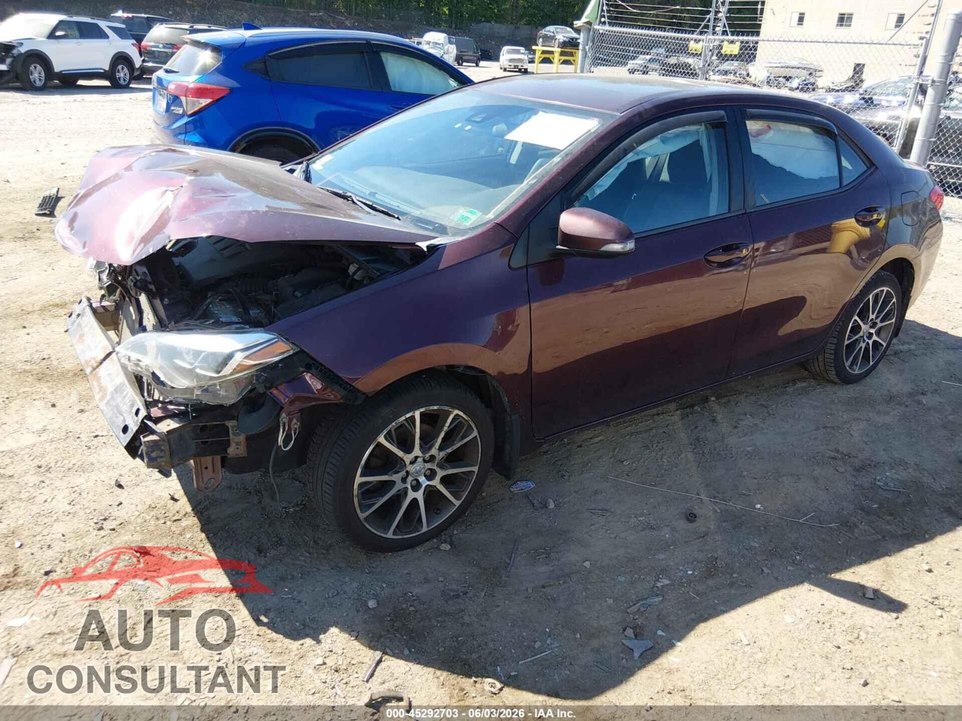TOYOTA COROLLA 2017 - 5YFBURHEXHP609230
