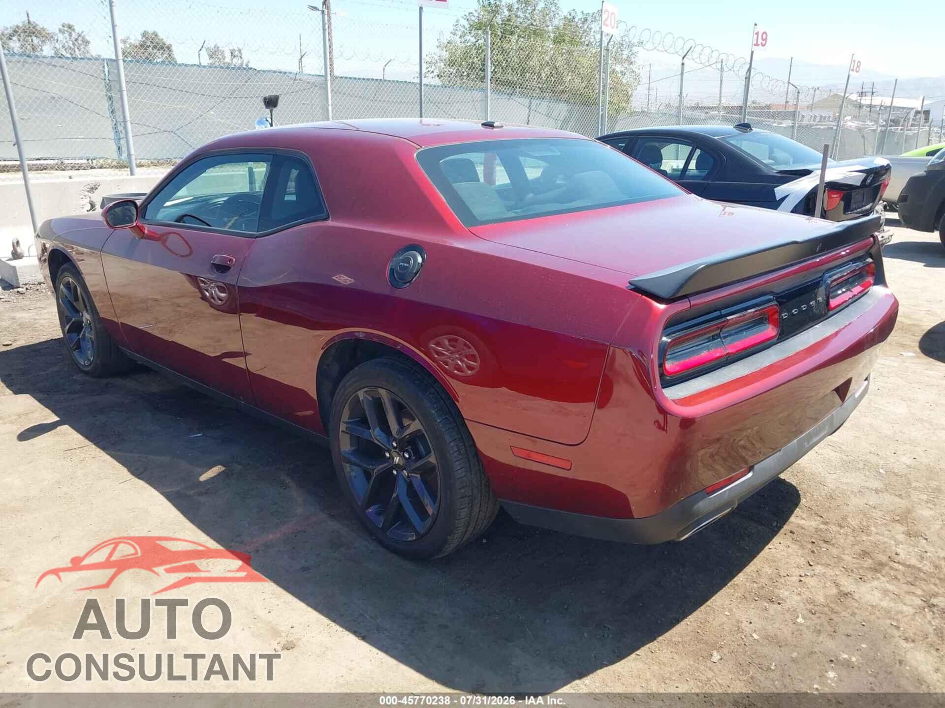 DODGE CHALLENGER 2021 - 2C3CDZAG6MH547376
