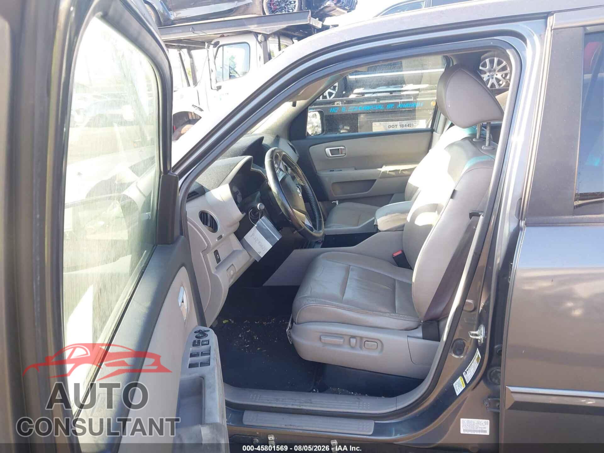 HONDA PILOT 2012 - 5FNYF3H53CB037049
