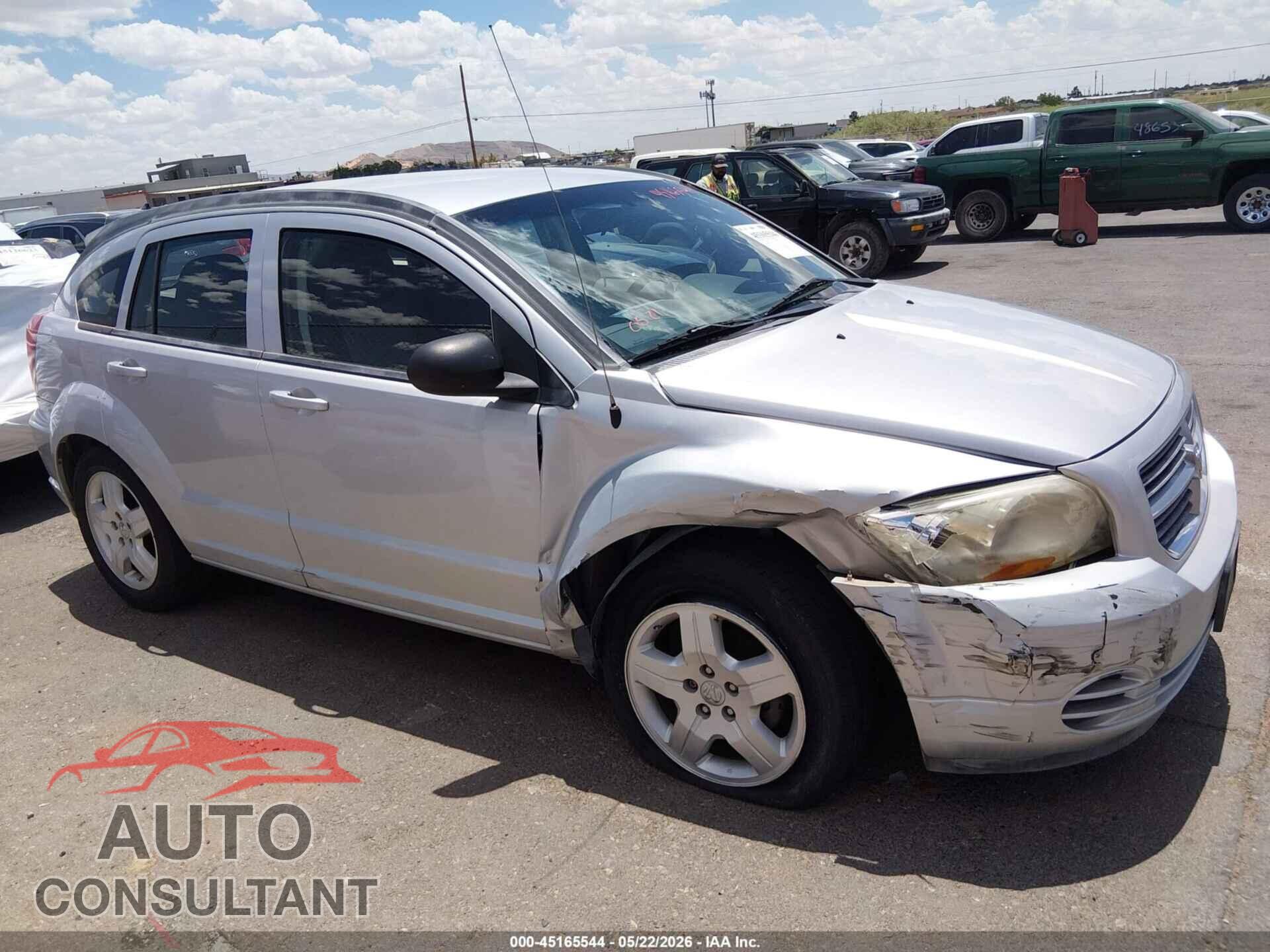 DODGE CALIBER 2009 - 1B3HB48A29D191624