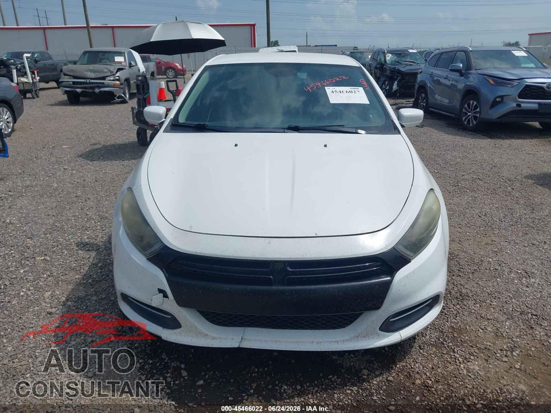 DODGE DART 2015 - 1C3CDFAA5FD375366
