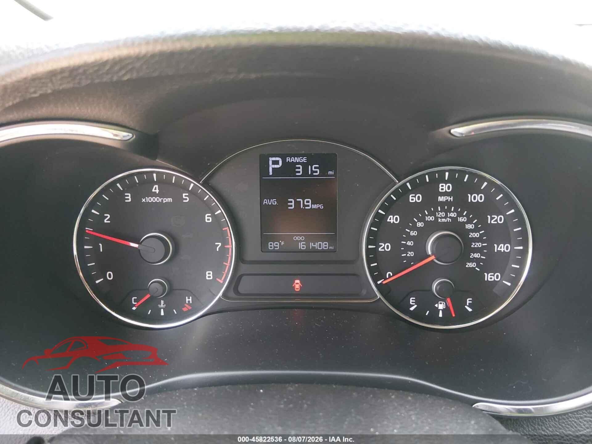 KIA FORTE 2017 - 3KPFK4A70HE047345