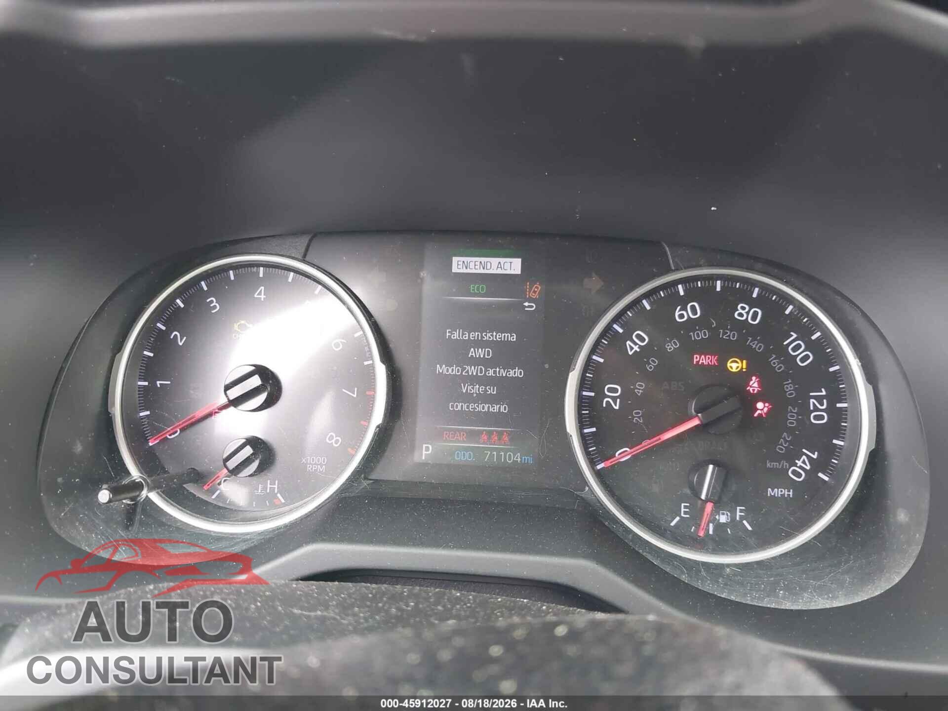 TOYOTA RAV4 2021 - JTMP1RFV8MD075594