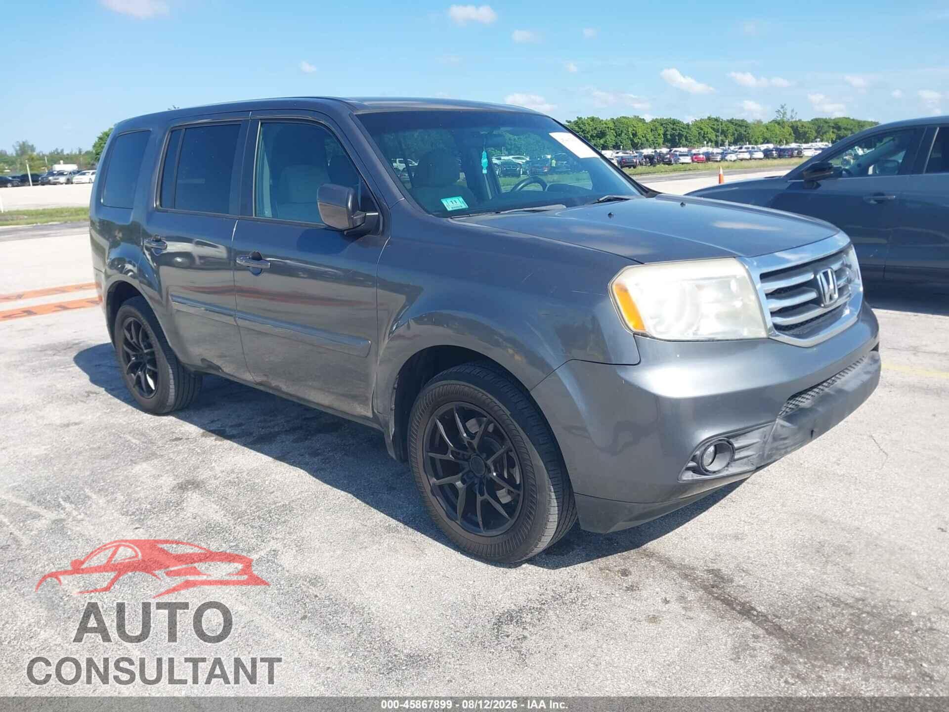 HONDA PILOT 2012 - 5FNYF4H41CB050184