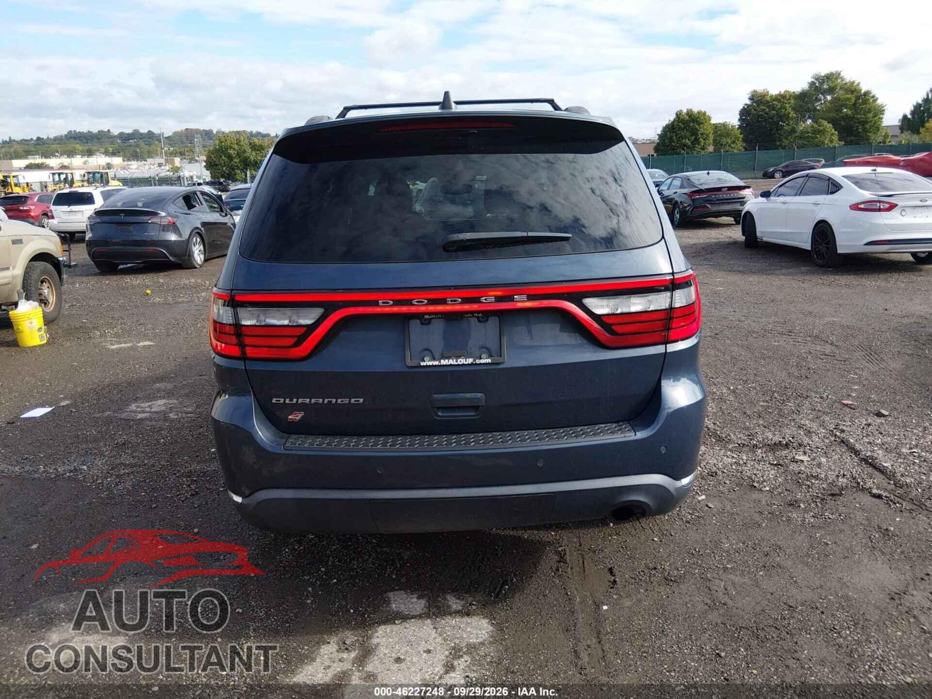 DODGE DURANGO 2021 - 1C4RDJAG1MC557582