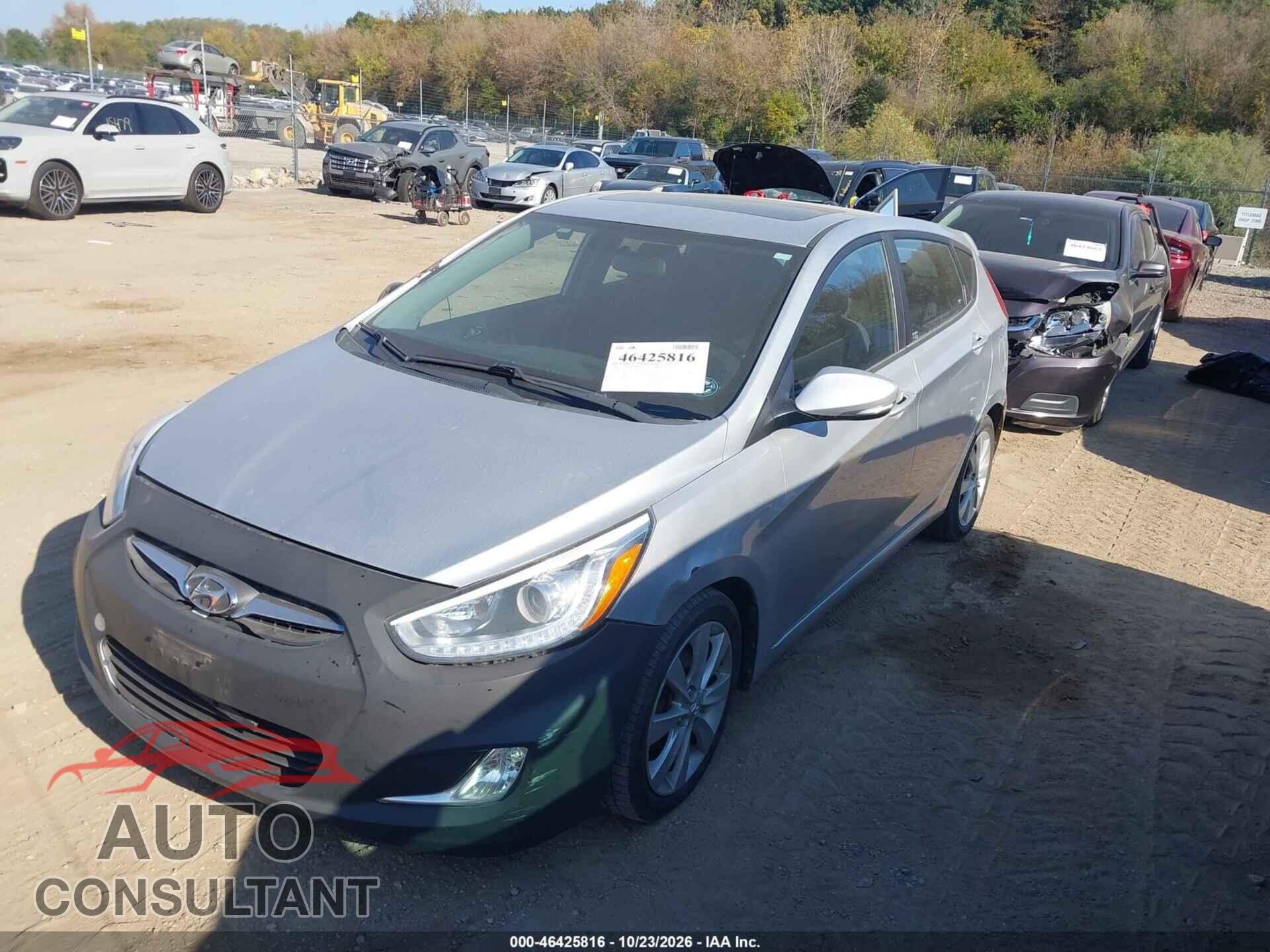HYUNDAI ACCENT 2014 - KMHCU5AE5EU194593