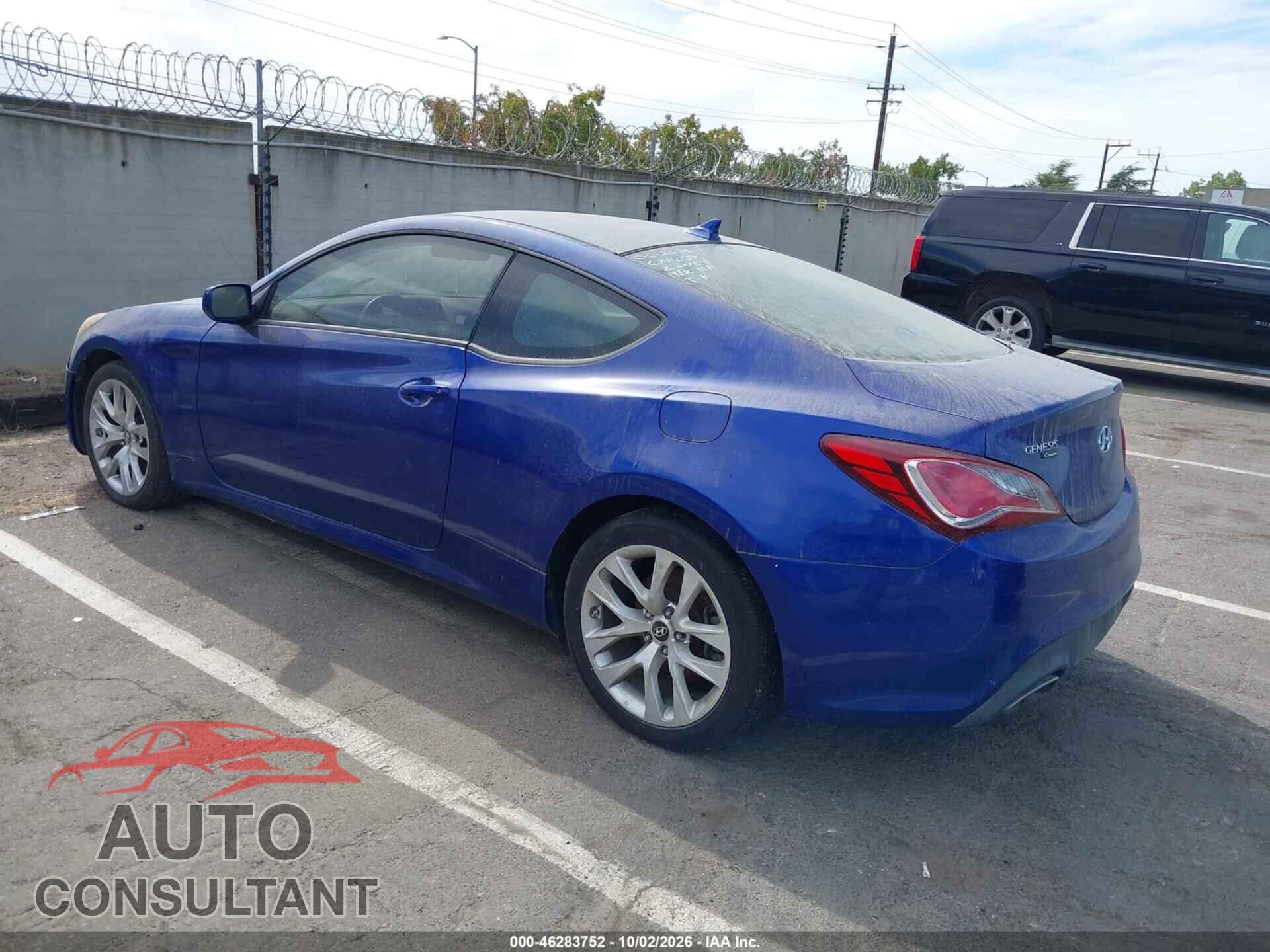 HYUNDAI GENESIS 2013 - KMHHT6KD2DU093997