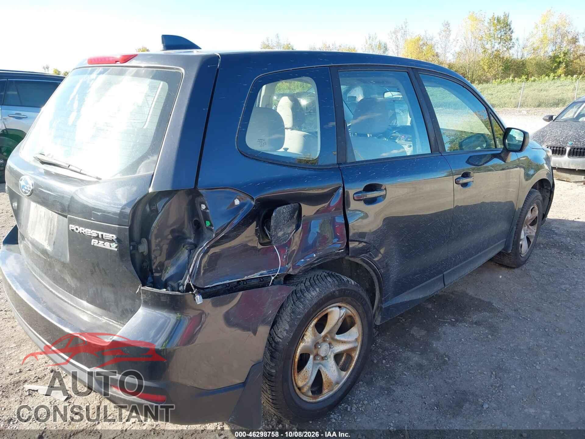 SUBARU FORESTER 2017 - JF2SJAAC2HH444726